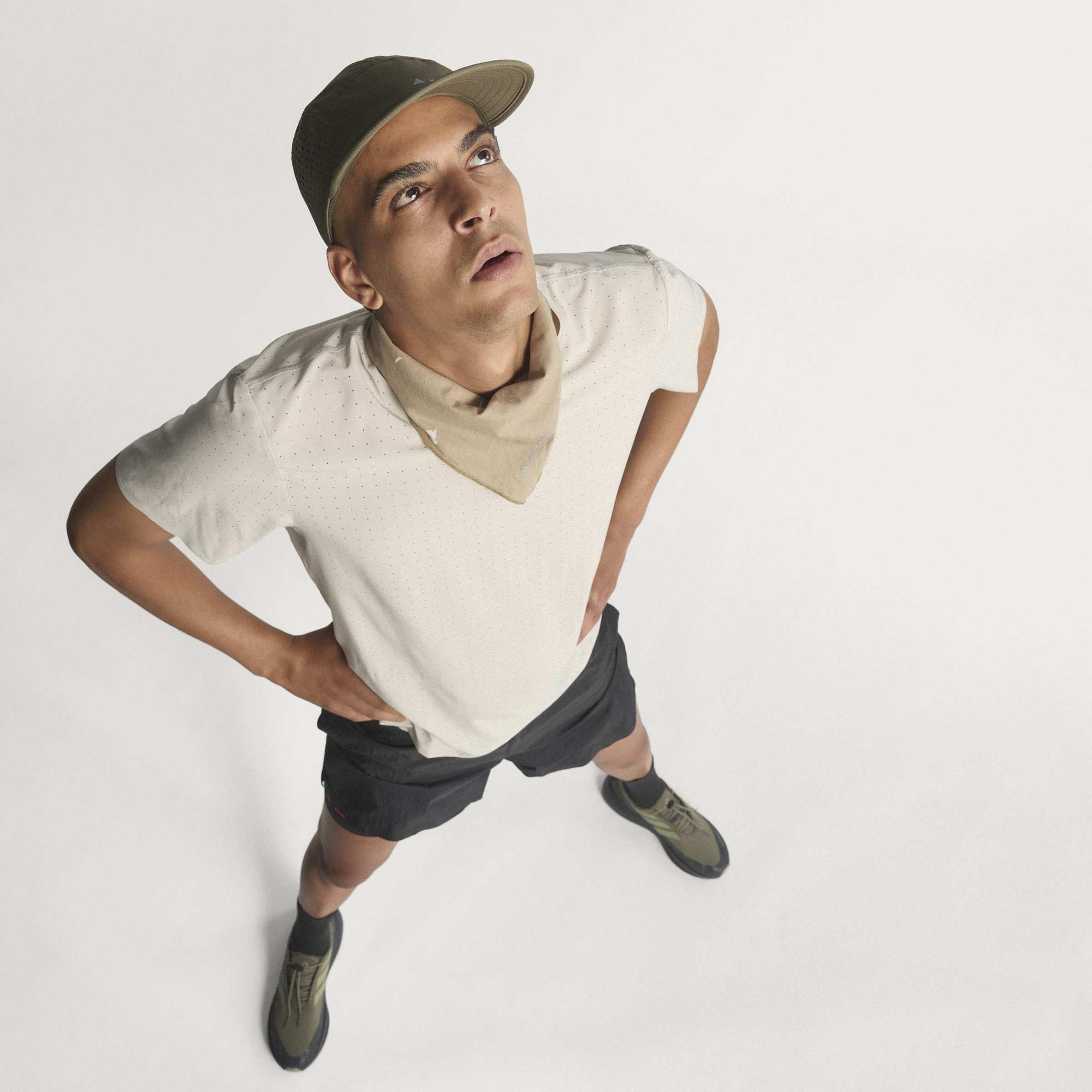 adidas Adi365 H.Koumori Erkek Bej Koşu T-Shirt