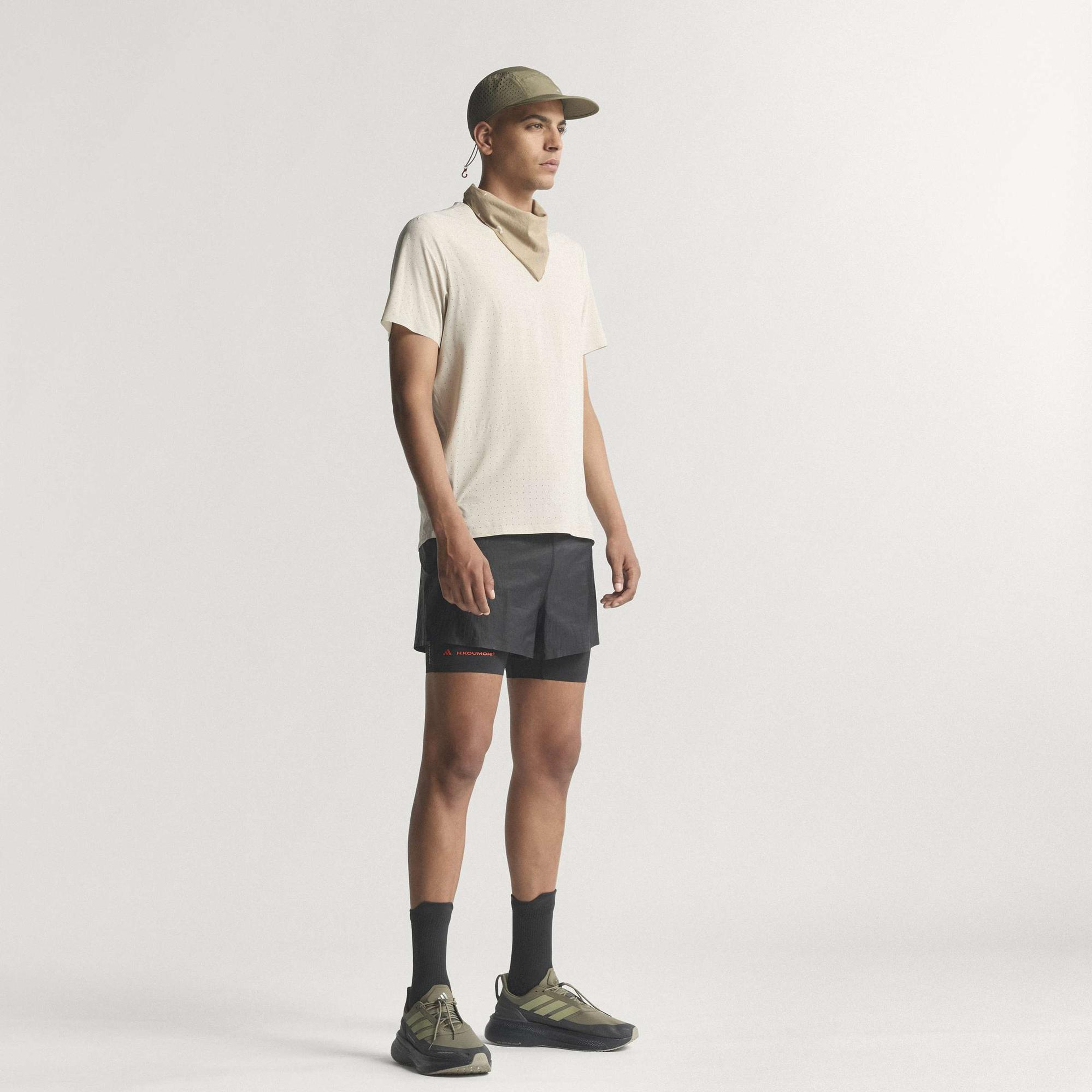 adidas Adi365 H.Koumori Erkek Bej Koşu T-Shirt