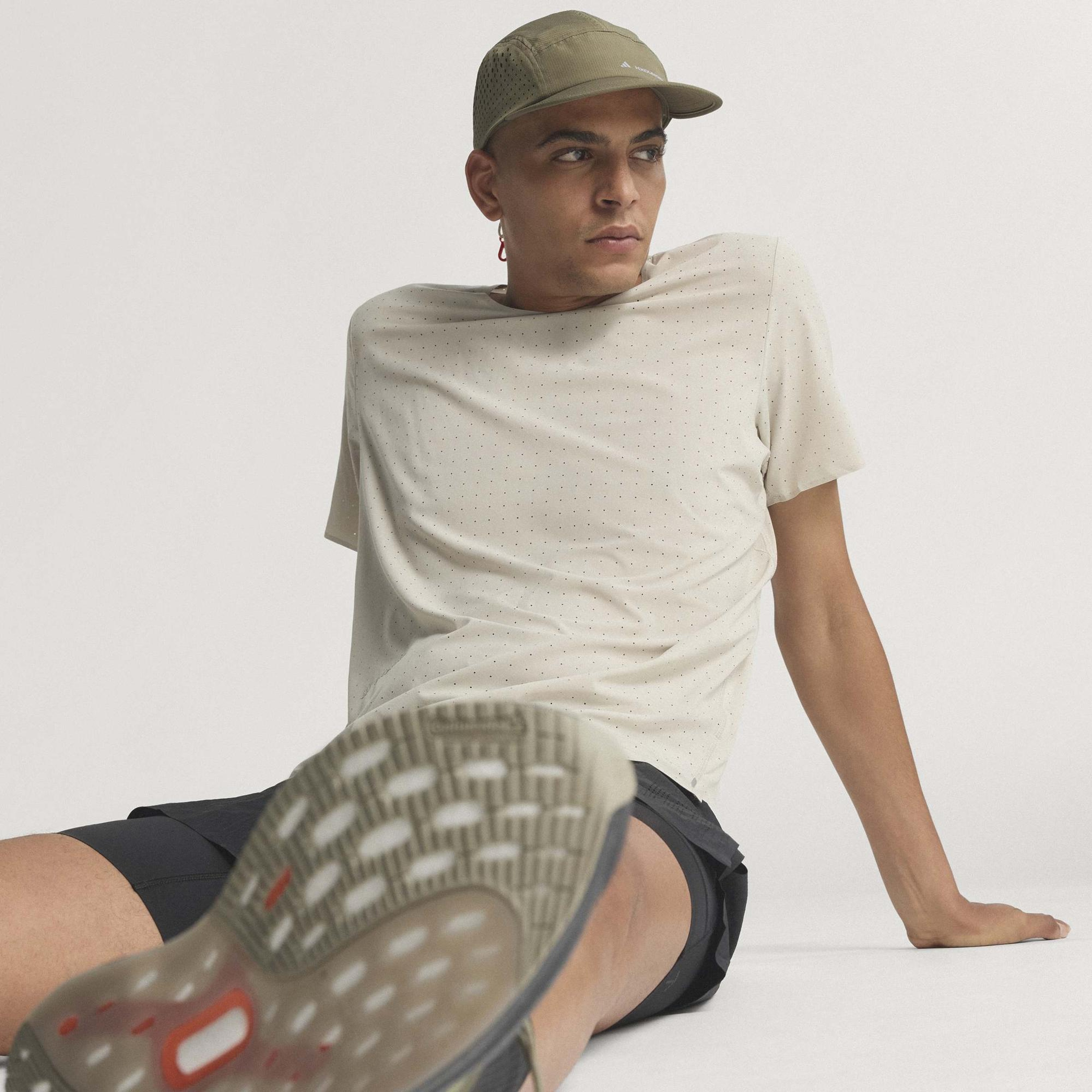 adidas Adi365 H.Koumori Erkek Bej Koşu T-Shirt