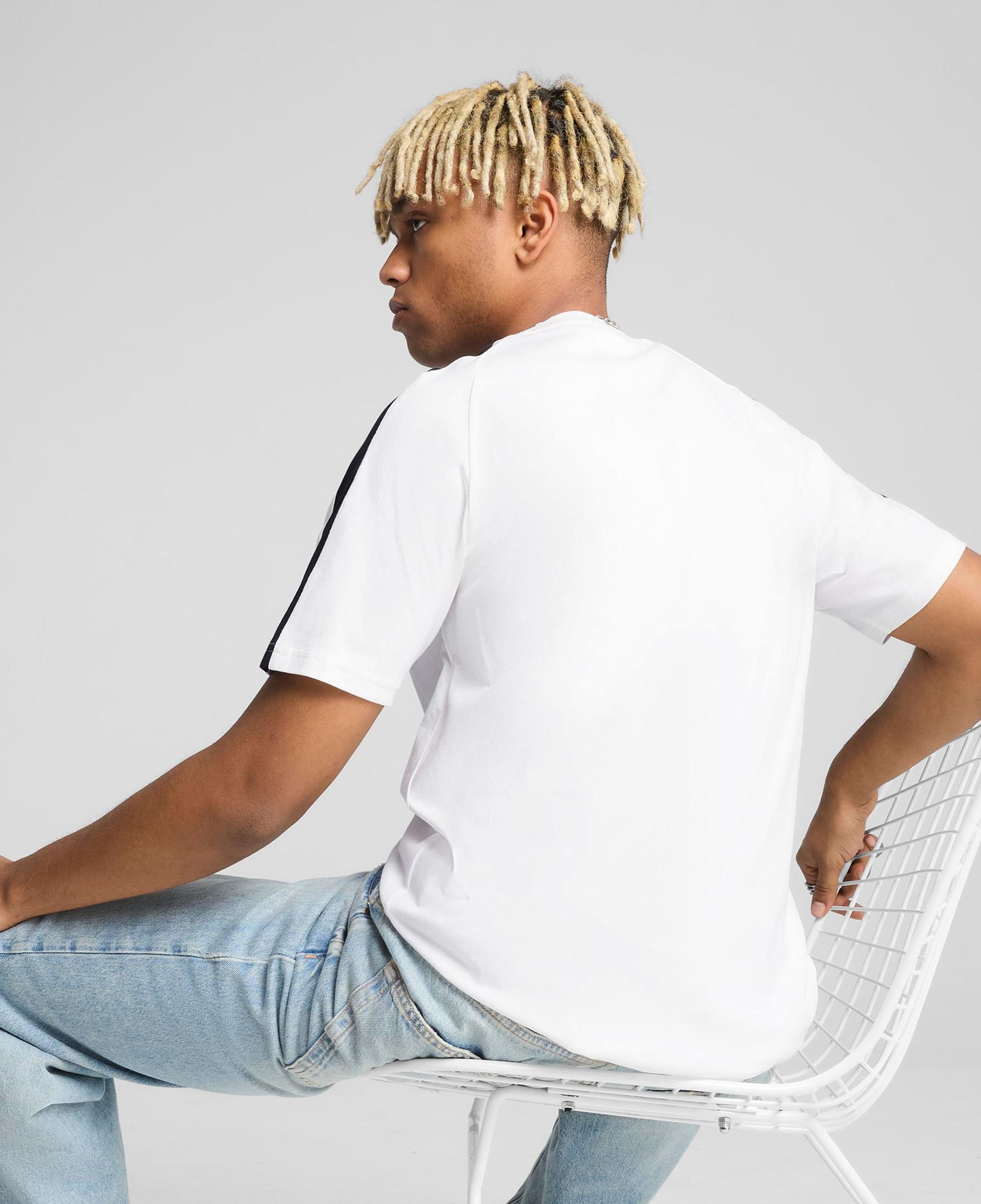 Puma T7 Erkek Beyaz T-Shirt