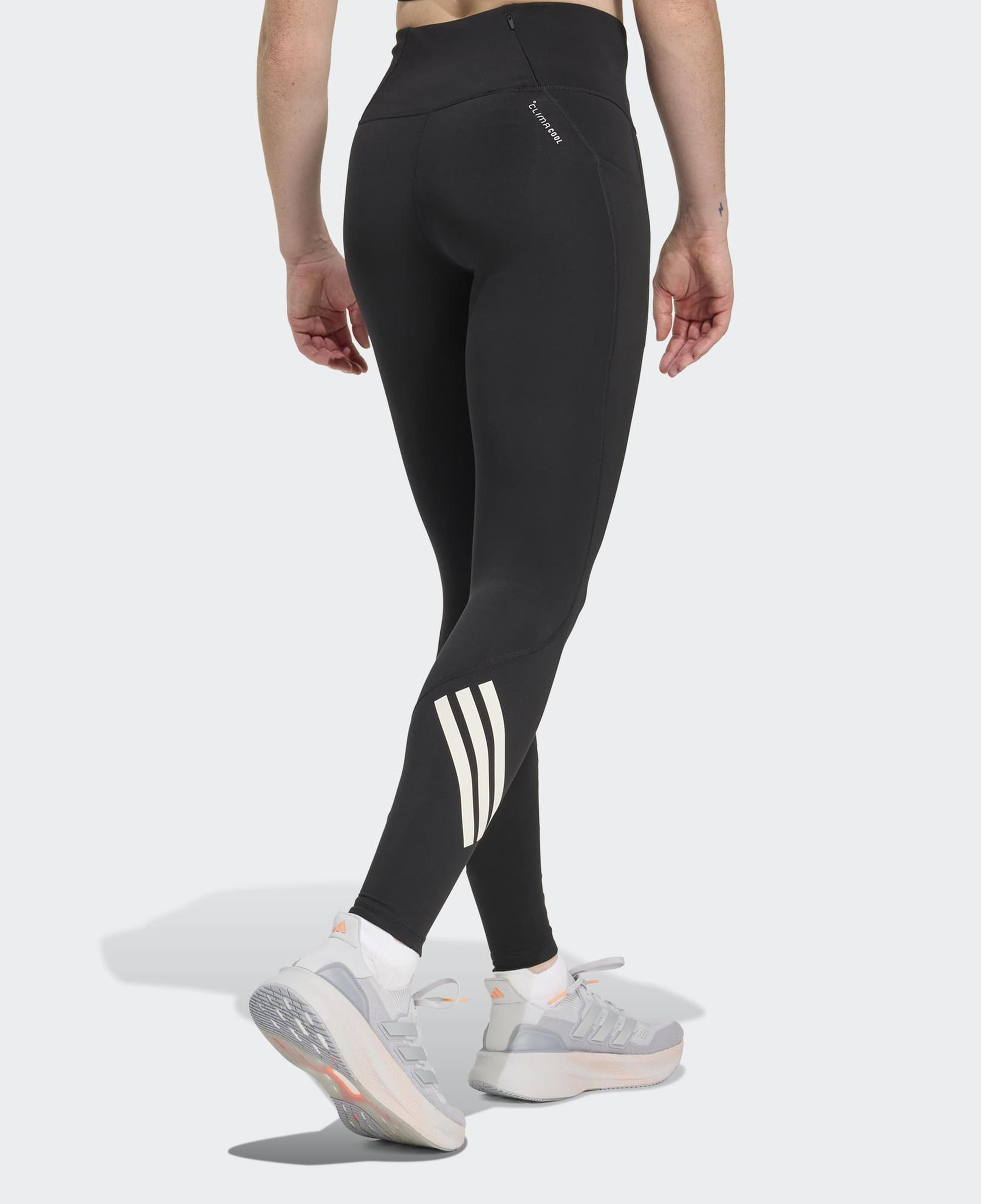 adidas Adi365 Climacool 3 Bantlı Tam Boy Kadın Siyah Koşu Taytı