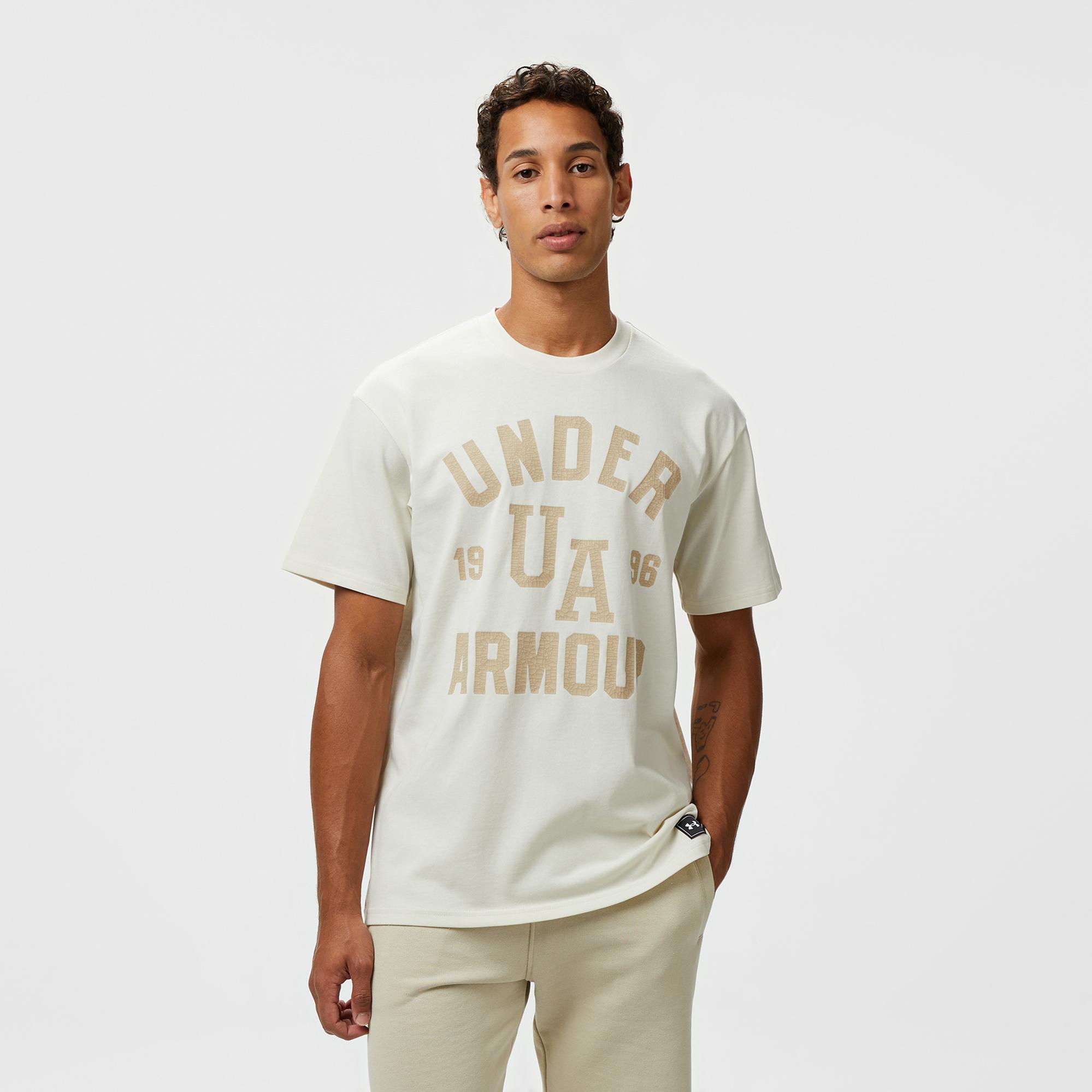 Under Armour Ua M Hw Varsity Os Ss Erkek Gri T-Shirt