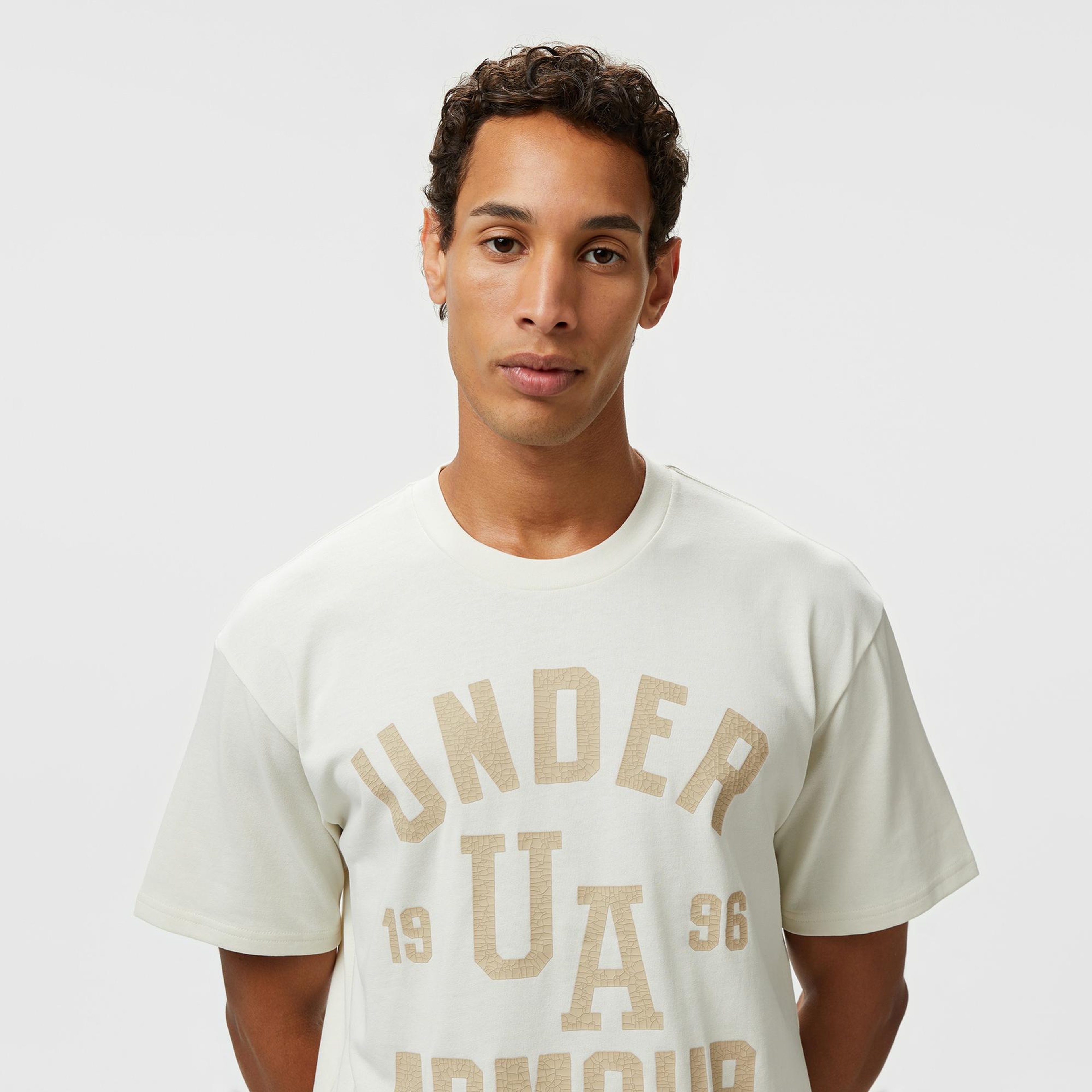 Under Armour Ua M Hw Varsity Os Ss Erkek Gri T-Shirt