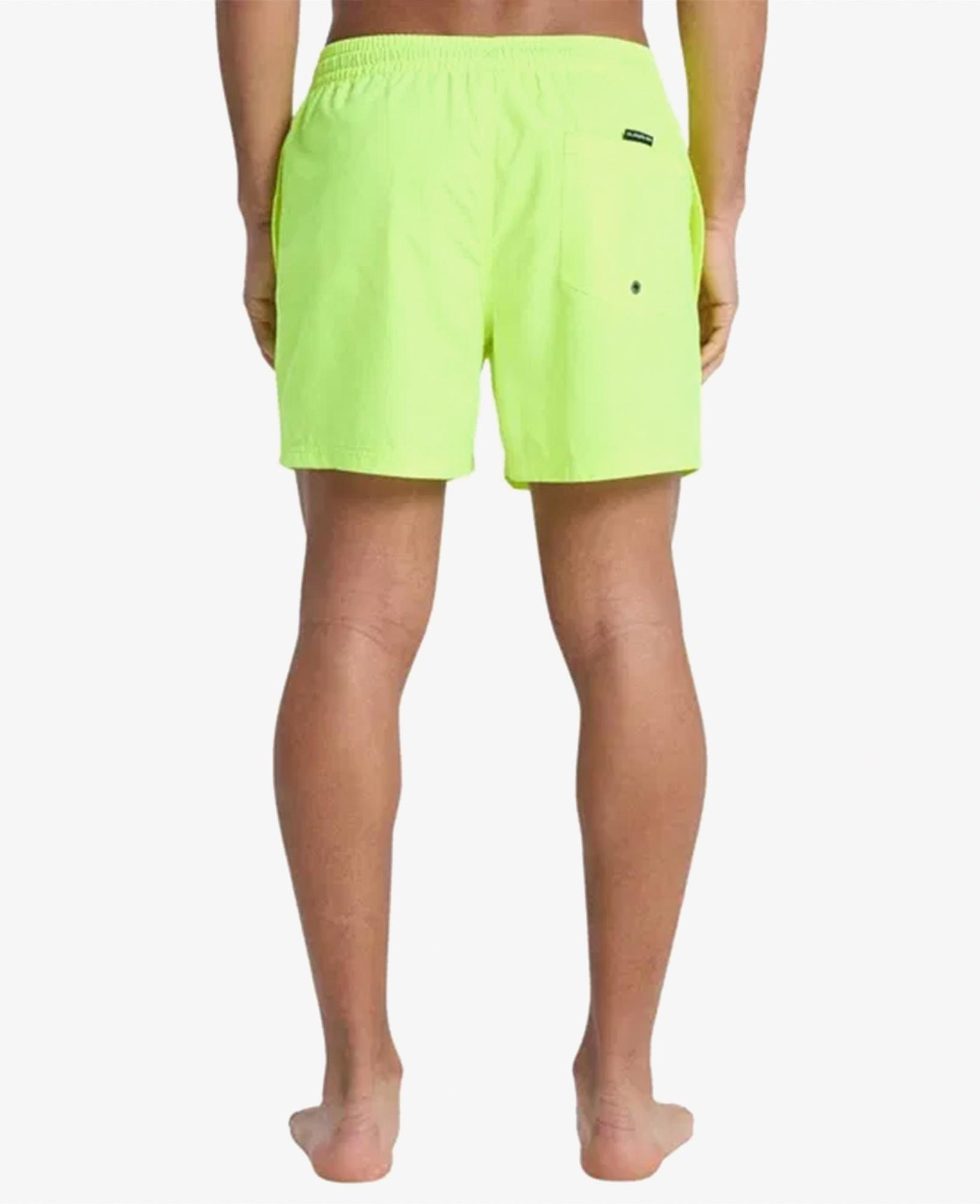 Quiksilver Everyday Solid Volley 15 Erkek Sarı Deniz Şortu