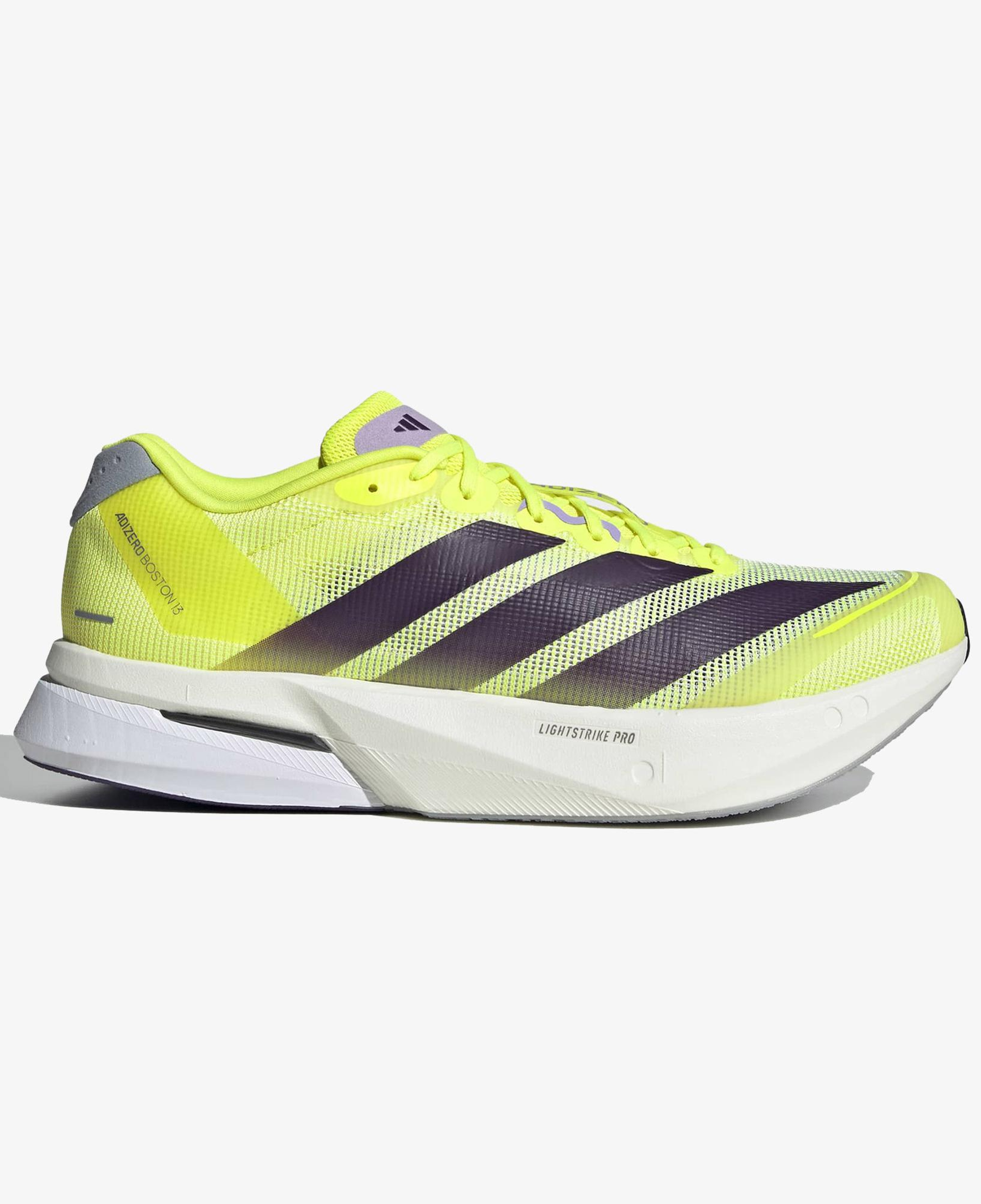 adidas Adizero Boston 13 Erkek Sarı Koşu Ayakkabısı