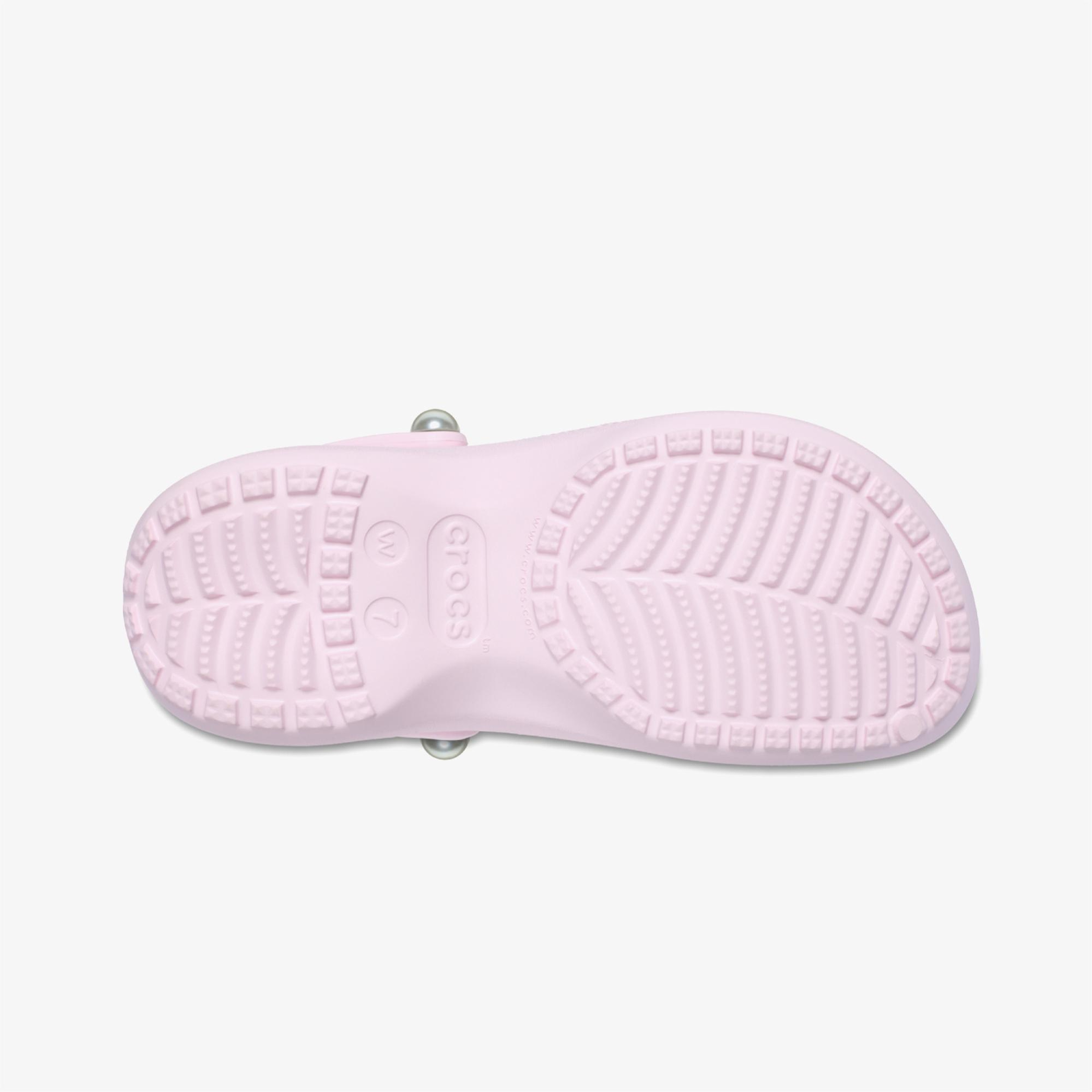 Crocs Classic Platform Pearl Clog Kadın Pembe Terlik