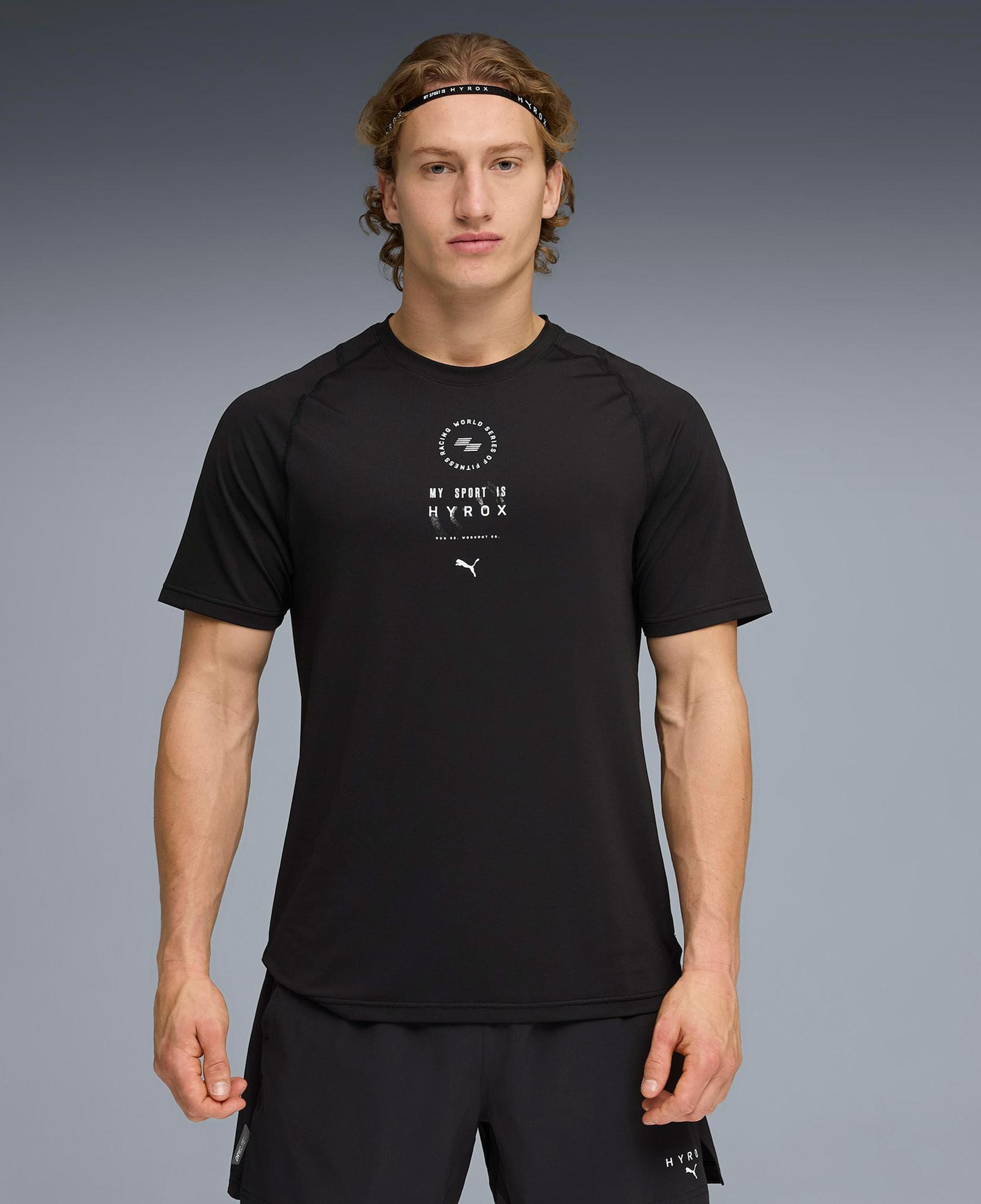 Puma x Hyrox Dryelite Erkek Siyah Antrenman T-Shirt