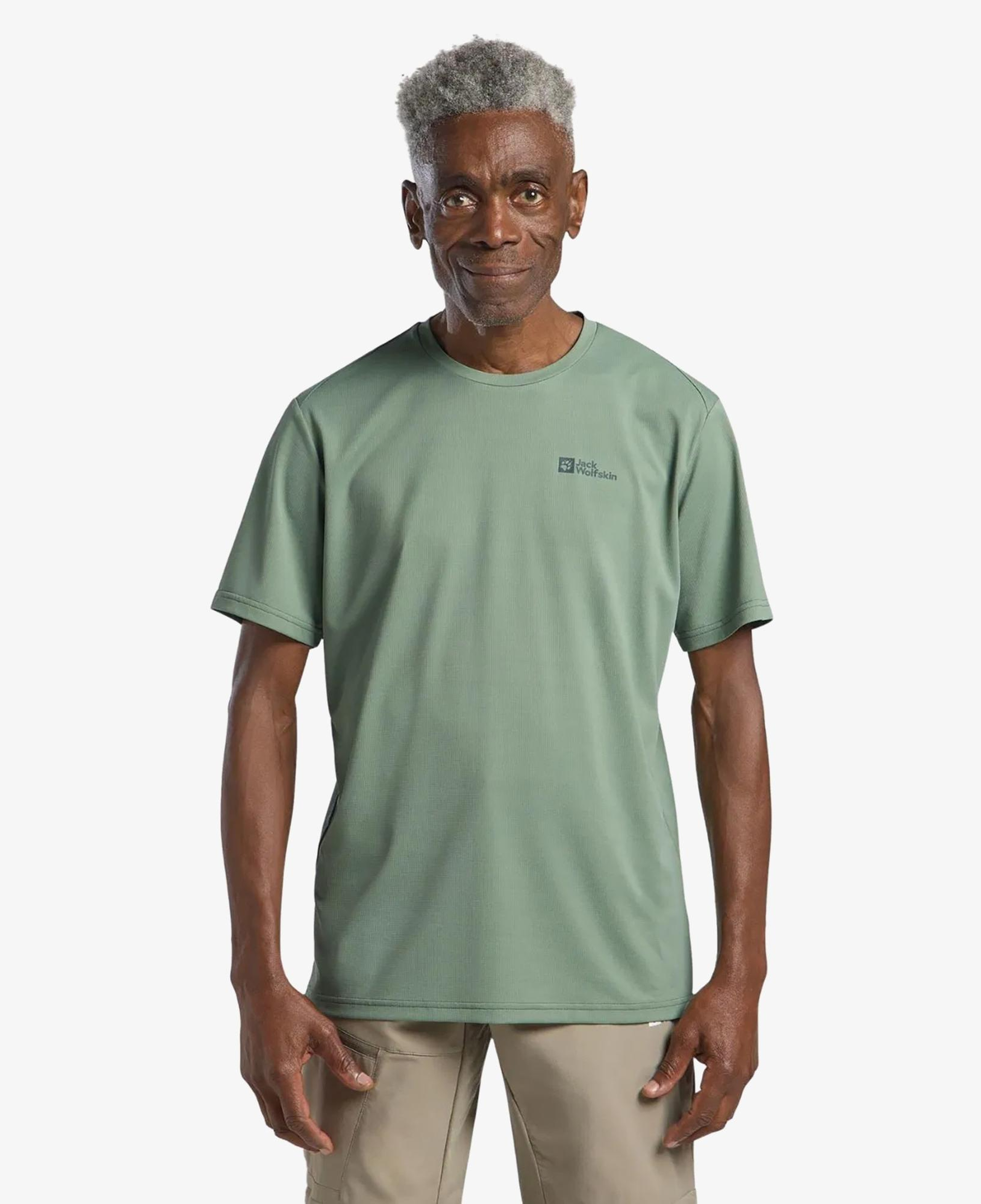 Jack Wolfskin Delgami Erkek Yeşil T-Shirt