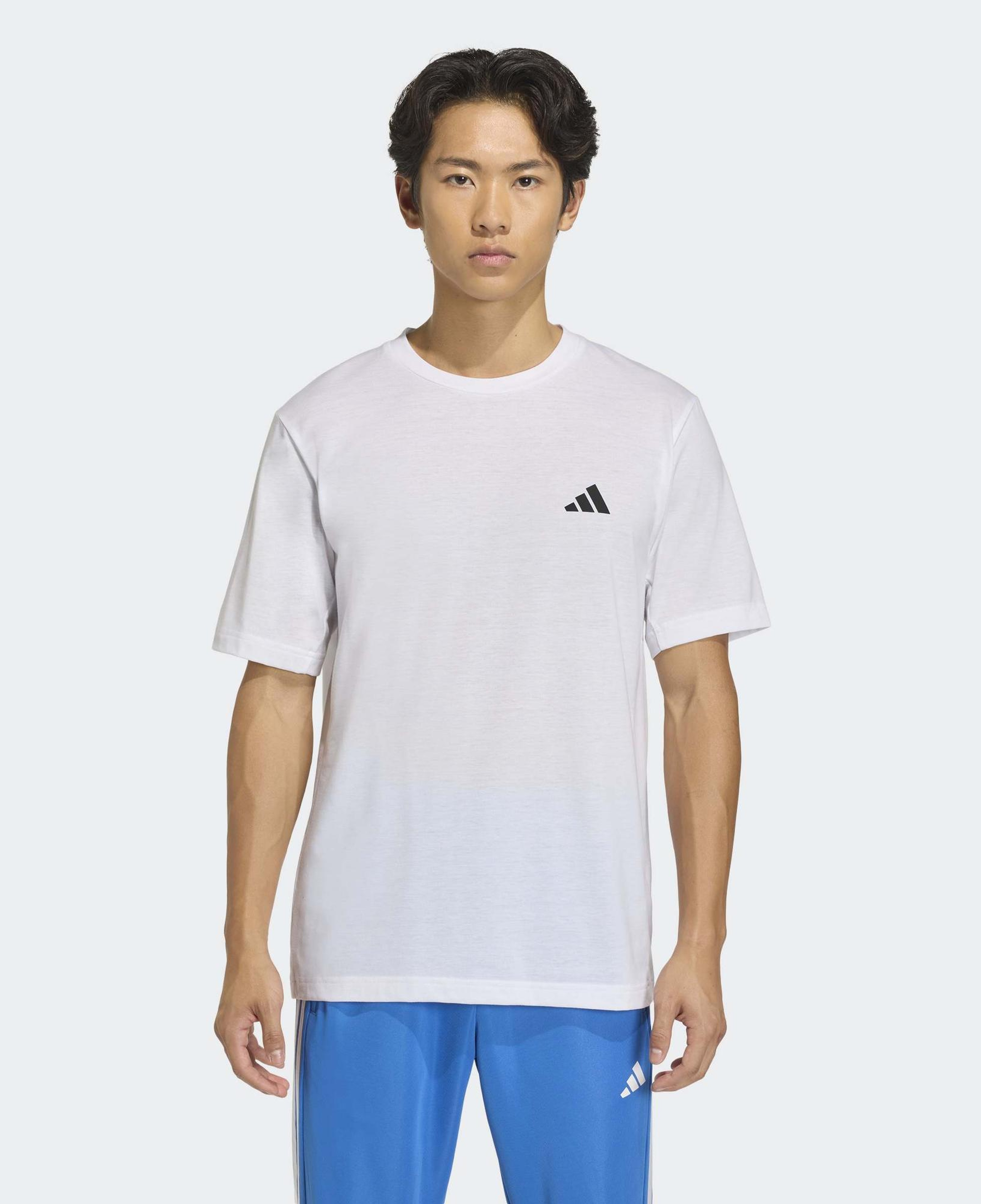 adidas Workout Essentials Feelready Erkek Beyaz Antrenman T-Shirt