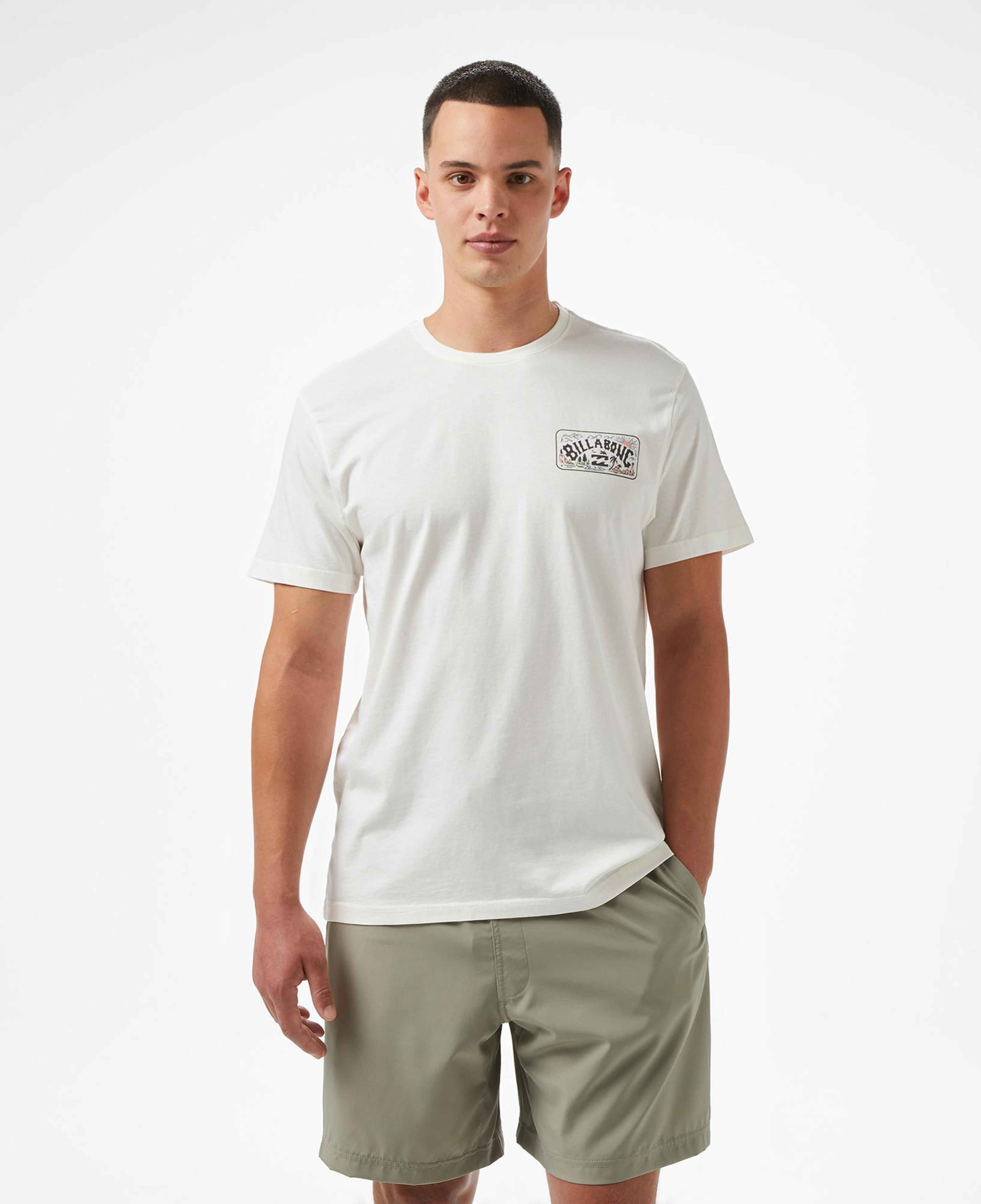 Billabong Scenic Arch Adiv Erkek Beyaz T-Shirt