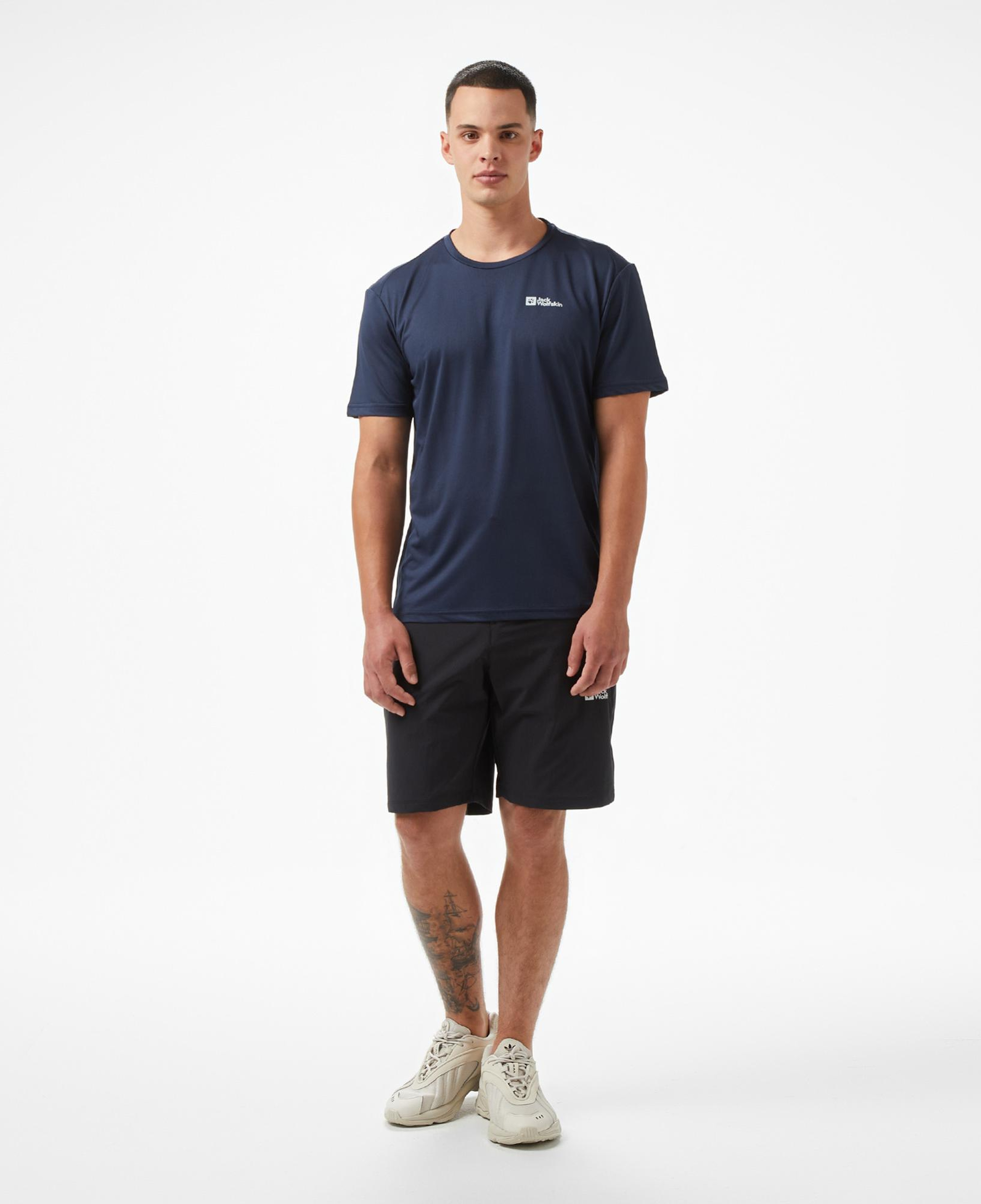 Jack Wolfskin Delgami Erkek Lacivert T-Shirt