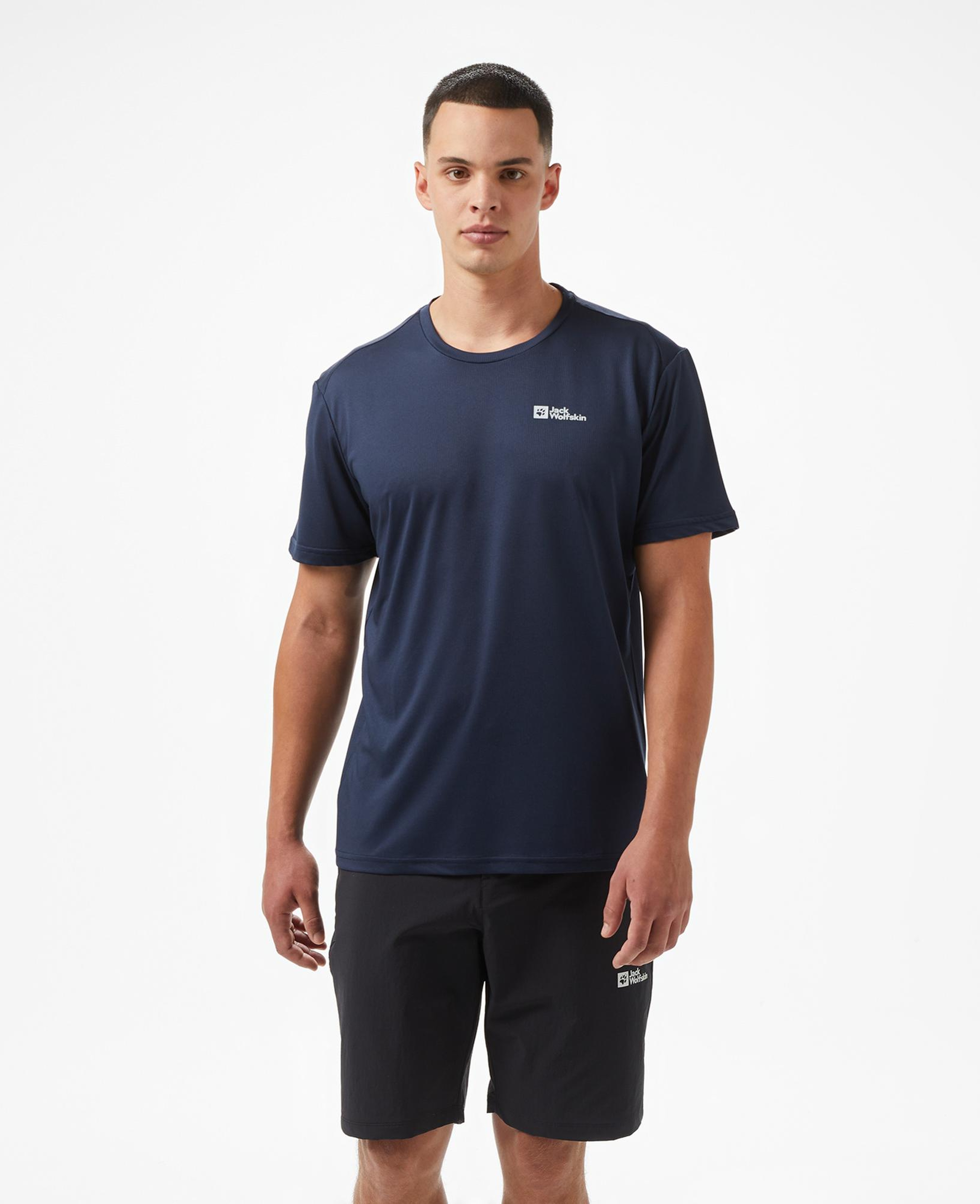 Jack Wolfskin Delgami Erkek Lacivert T-Shirt
