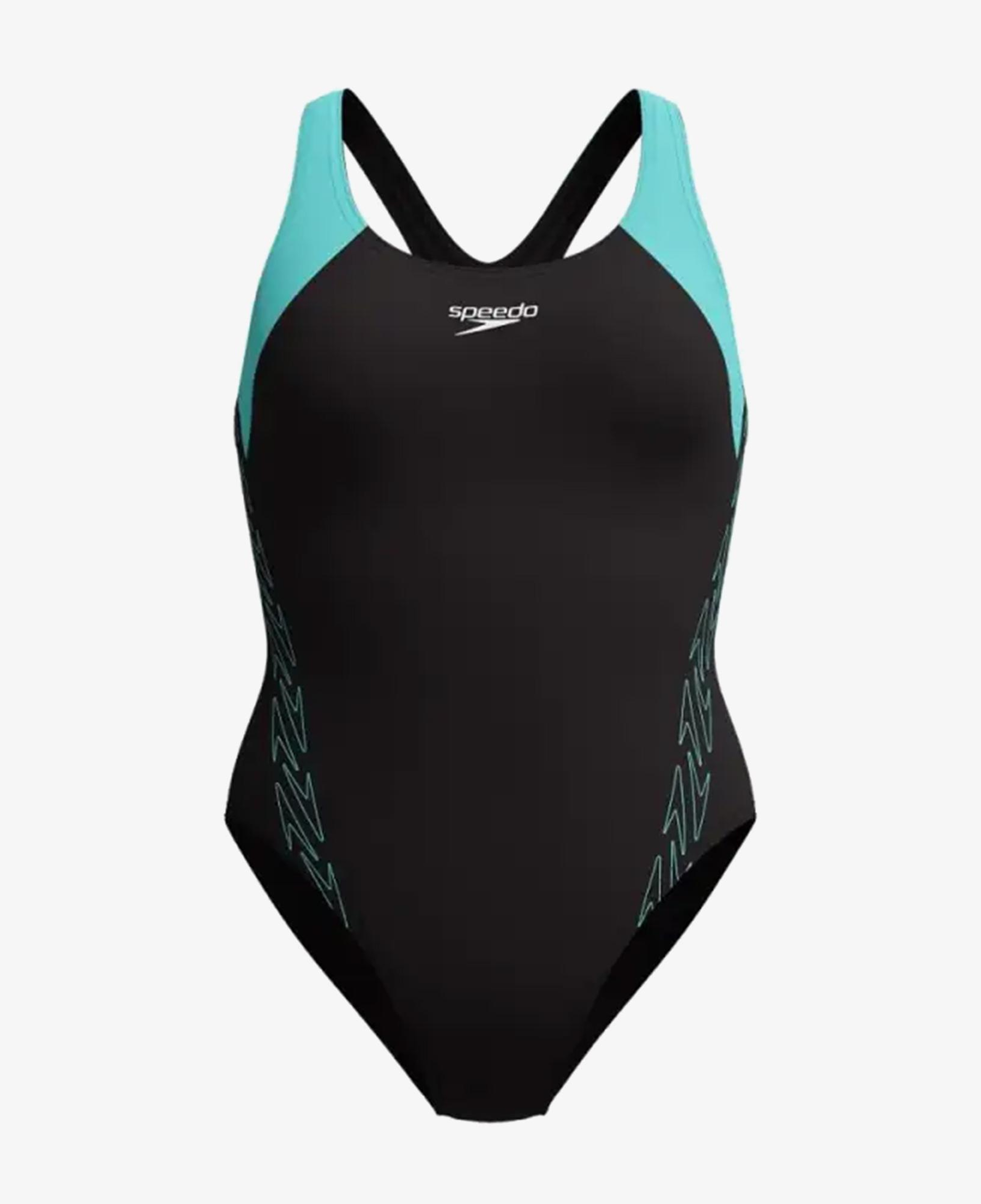 Speedo Hyprbm Splc Rcrbck 1Pc Af Kadın Mavi Mayo