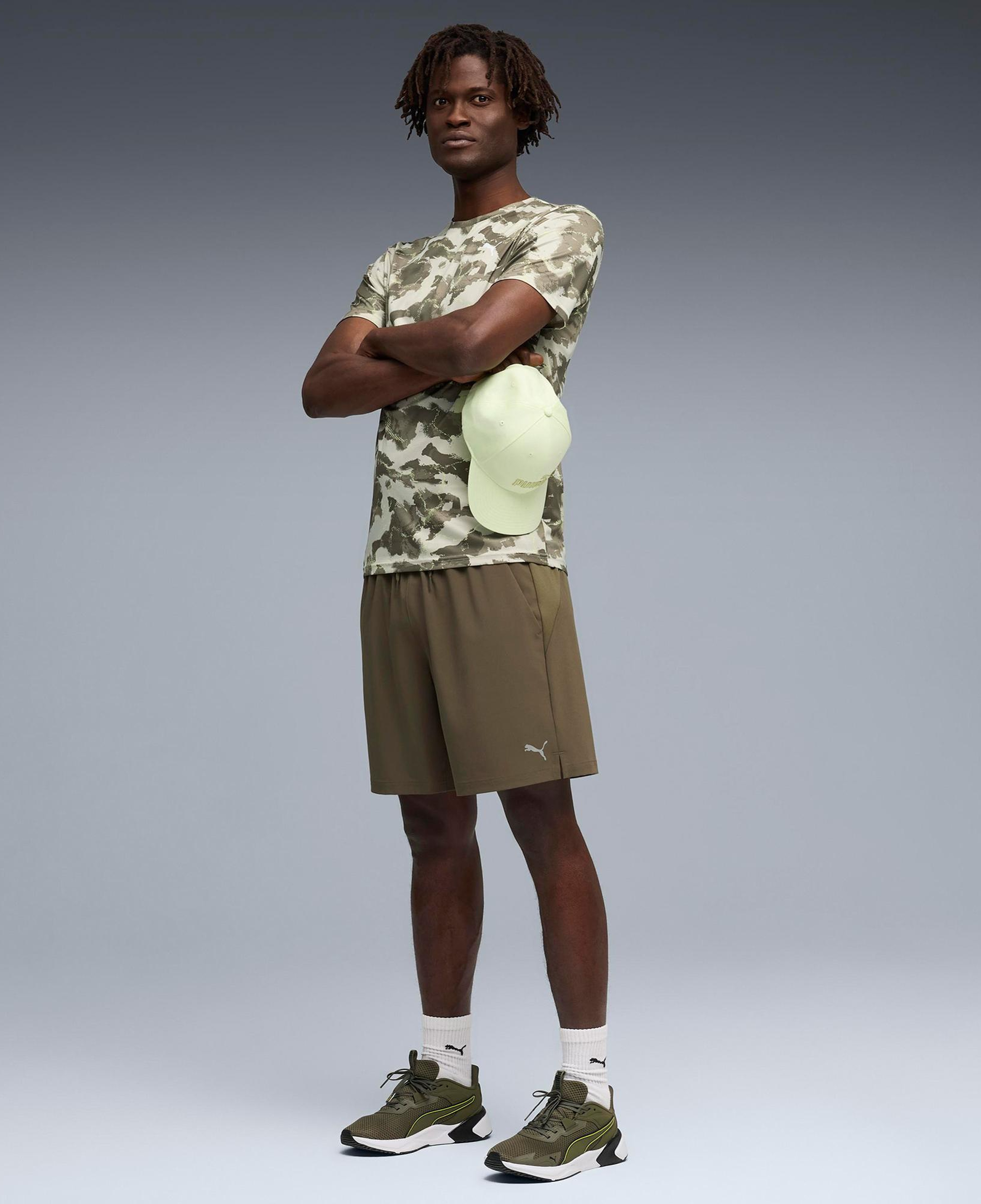 Puma Pwrtrain Fabric Mix Erkek Haki Antrenman Ceket