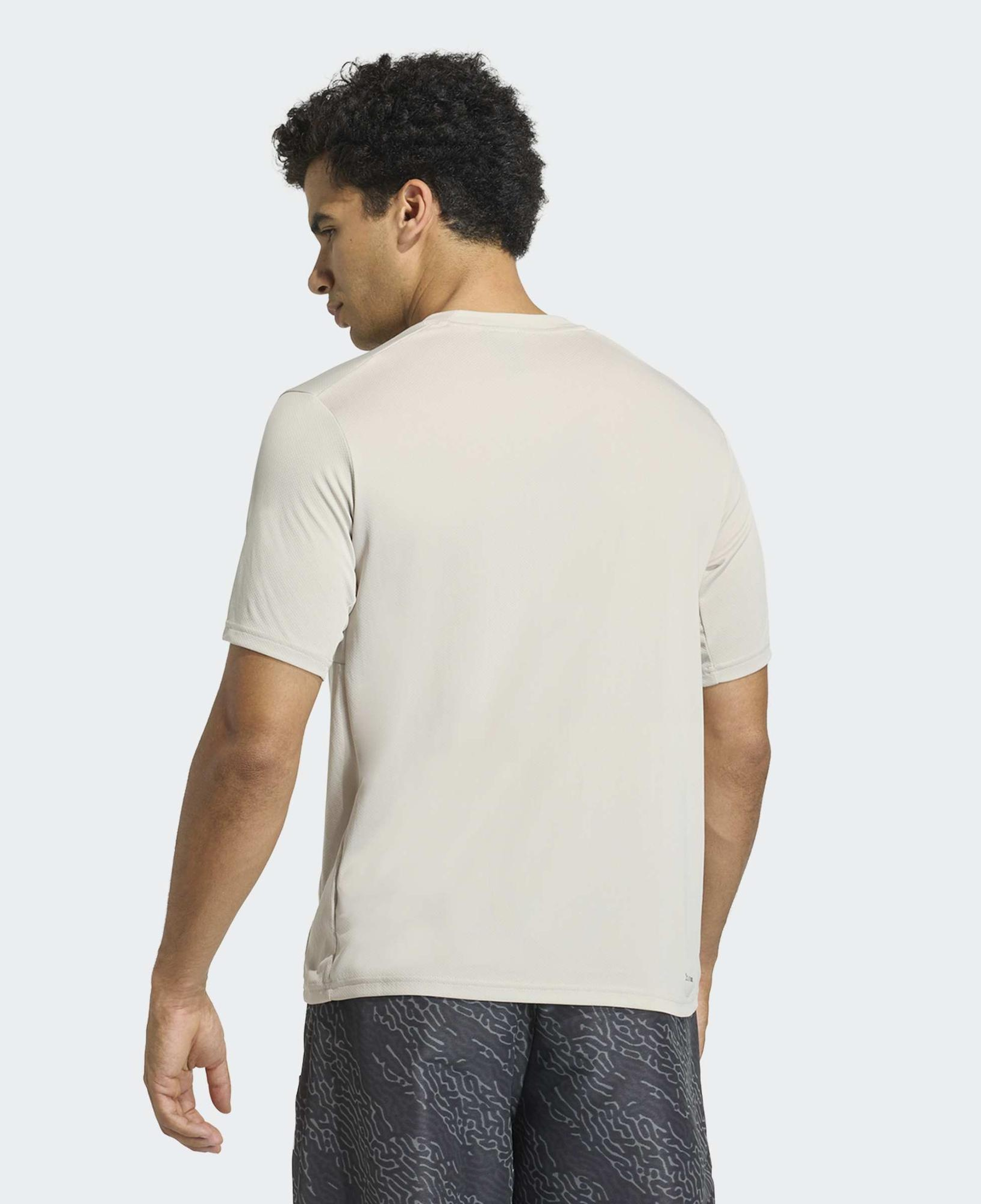 adidas Workout Essentials Base Erkek Bej Antrenman T-Shirt