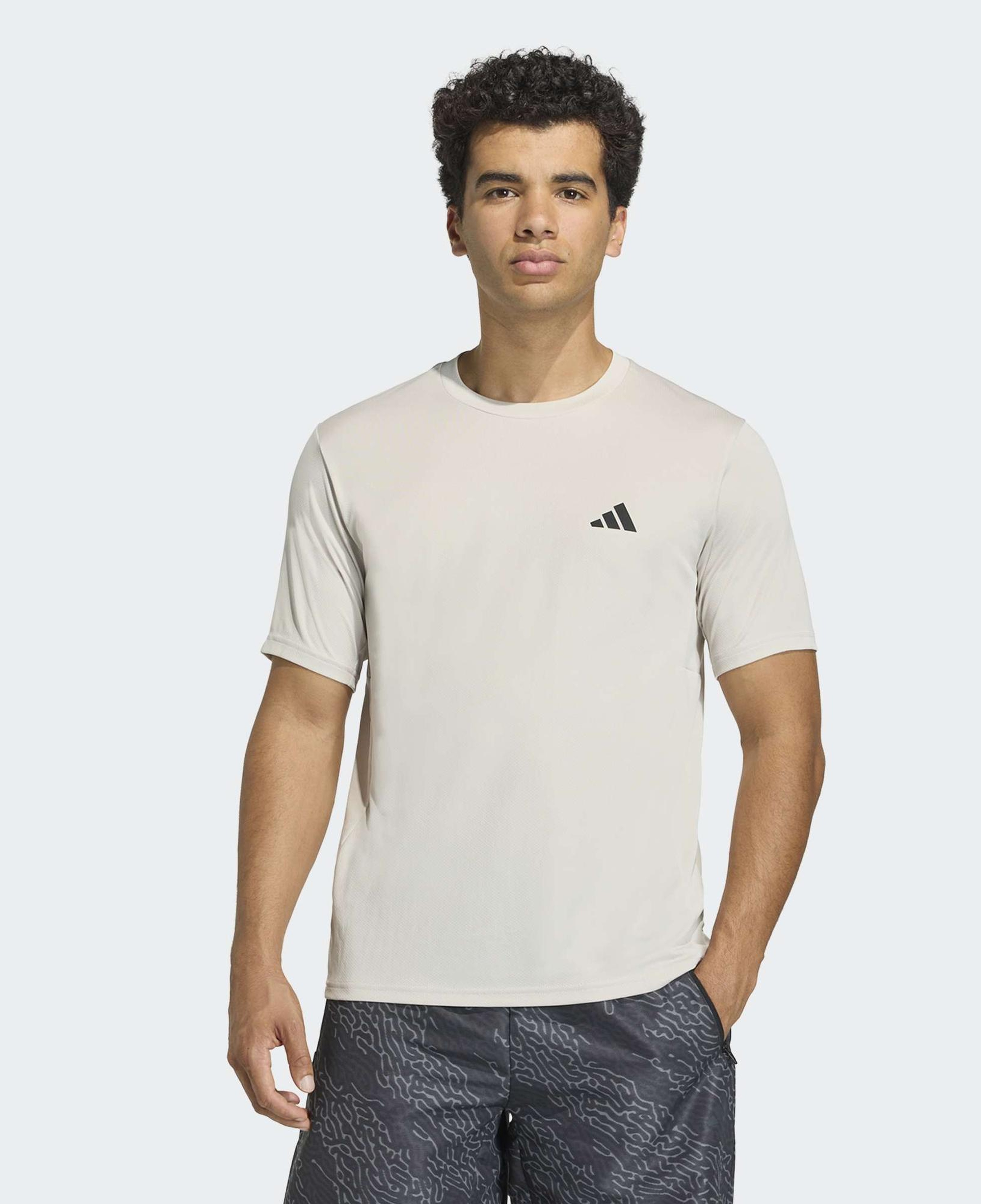 adidas Workout Essentials Base Erkek Bej Antrenman T-Shirt