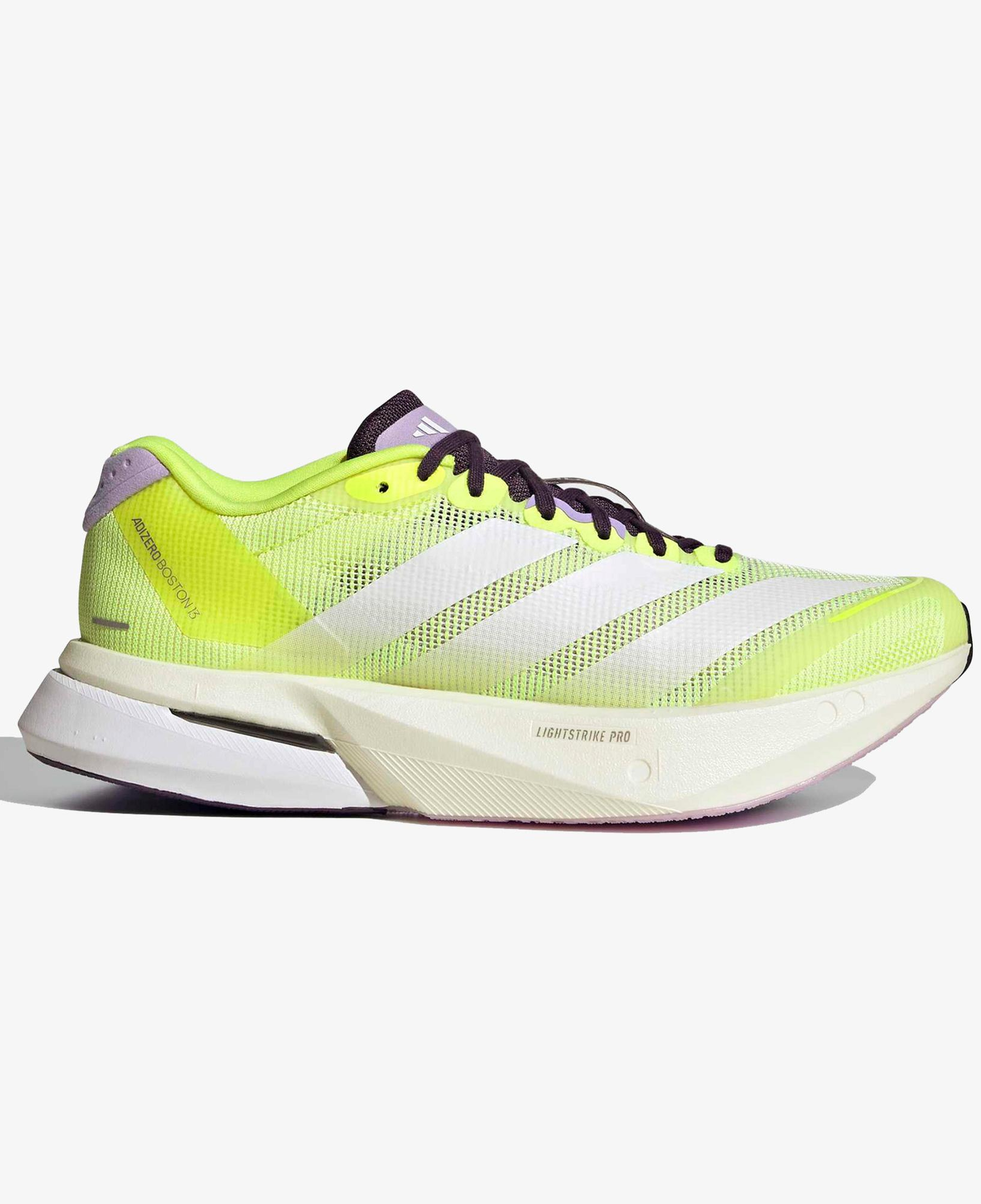 adidas Adizero Boston 13 Kadın Sarı Koşu Ayakkabısı