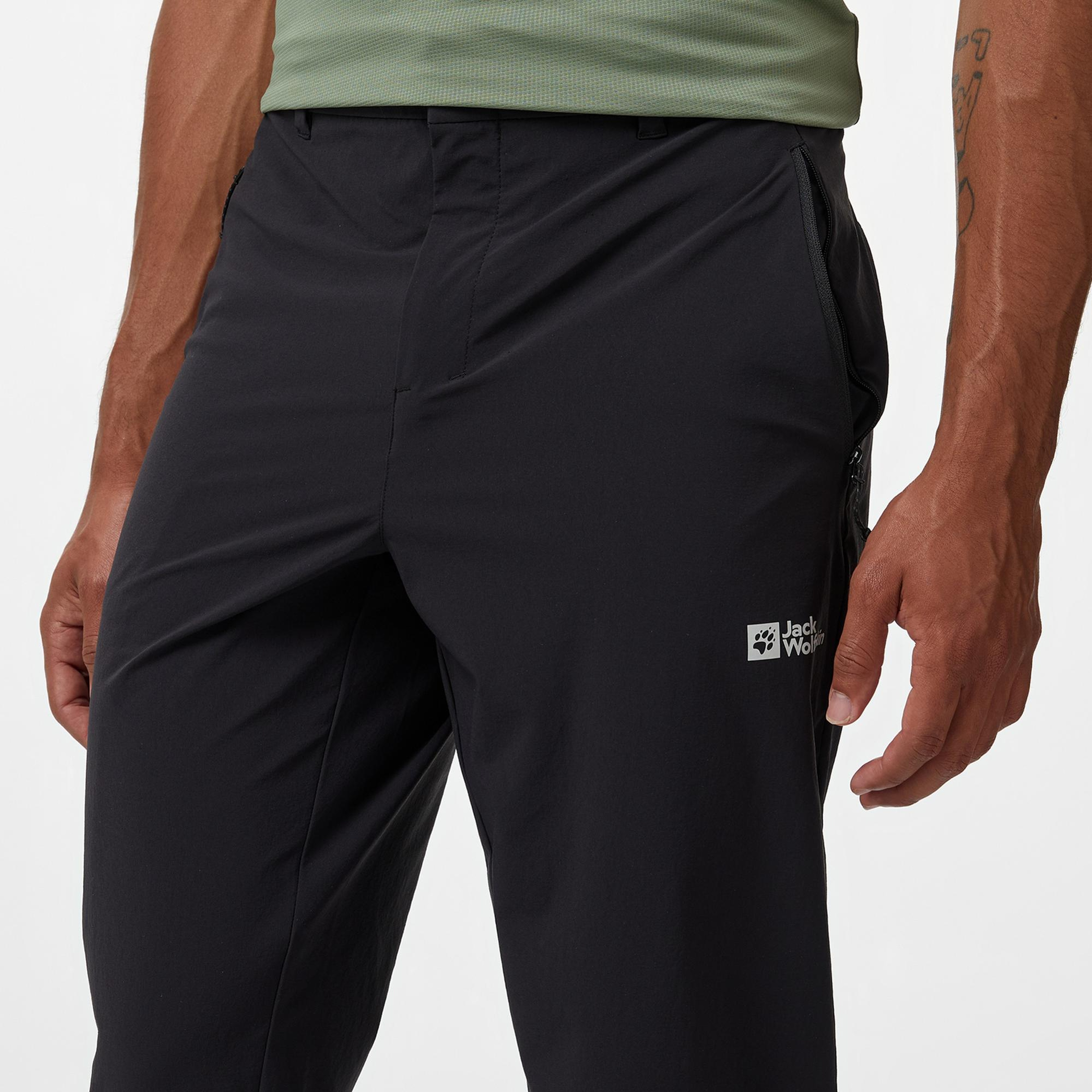 Jack Wolfskin Hikeout Erkek Siyah Outdoor Pantolon