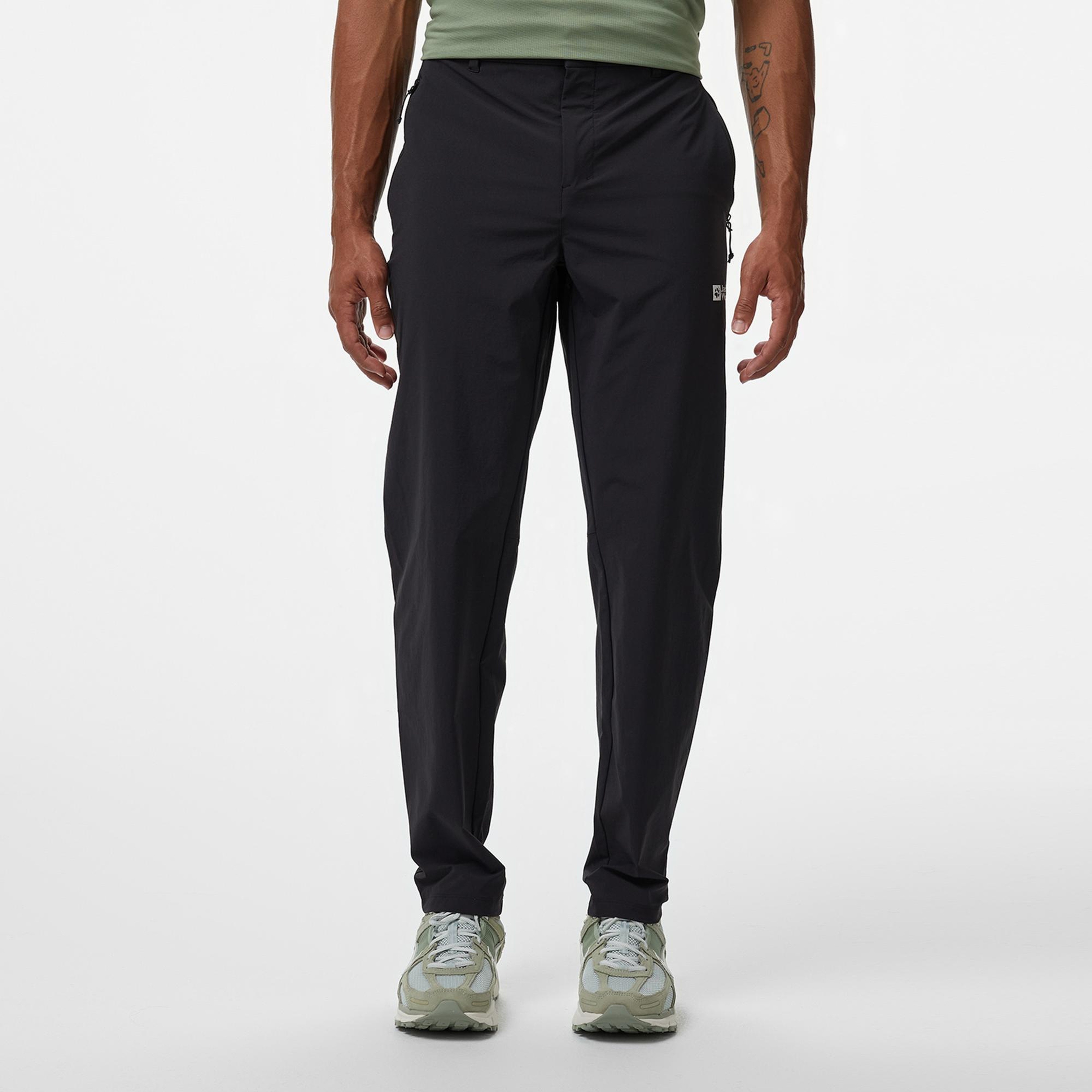 Jack Wolfskin Hikeout Erkek Siyah Outdoor Pantolon