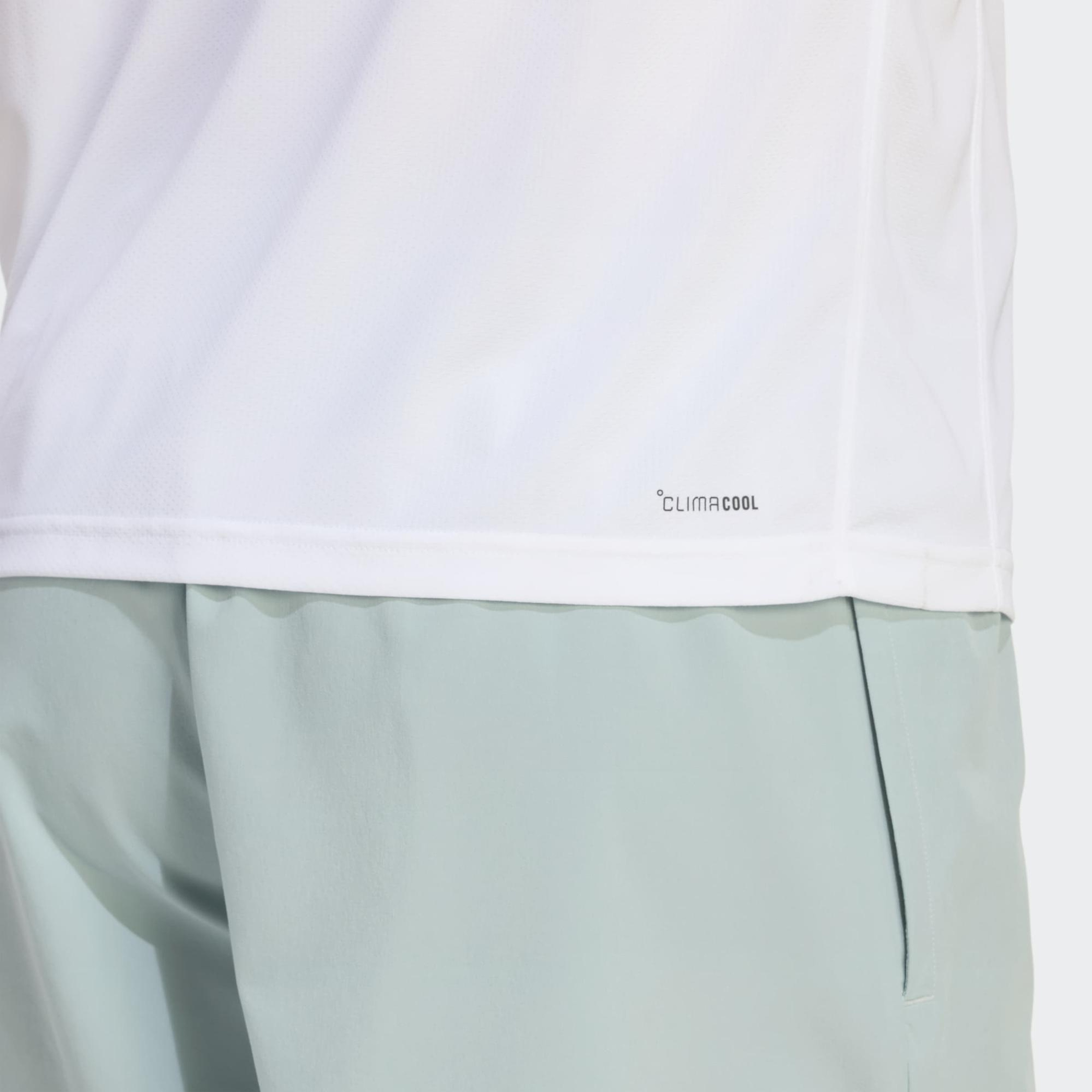 adidas We Bas Erkek Beyaz Antrenman Polo