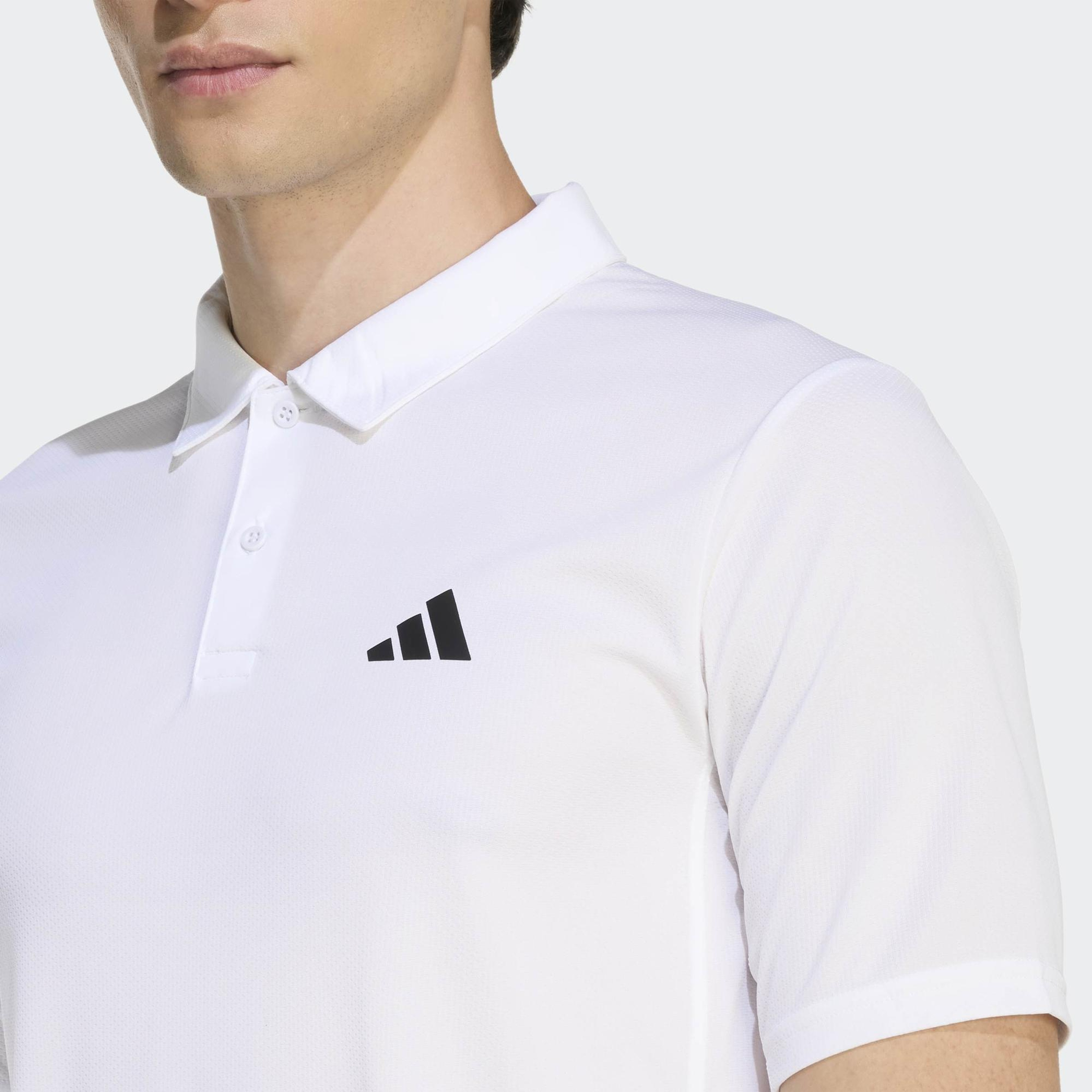 adidas We Bas Erkek Beyaz Antrenman Polo