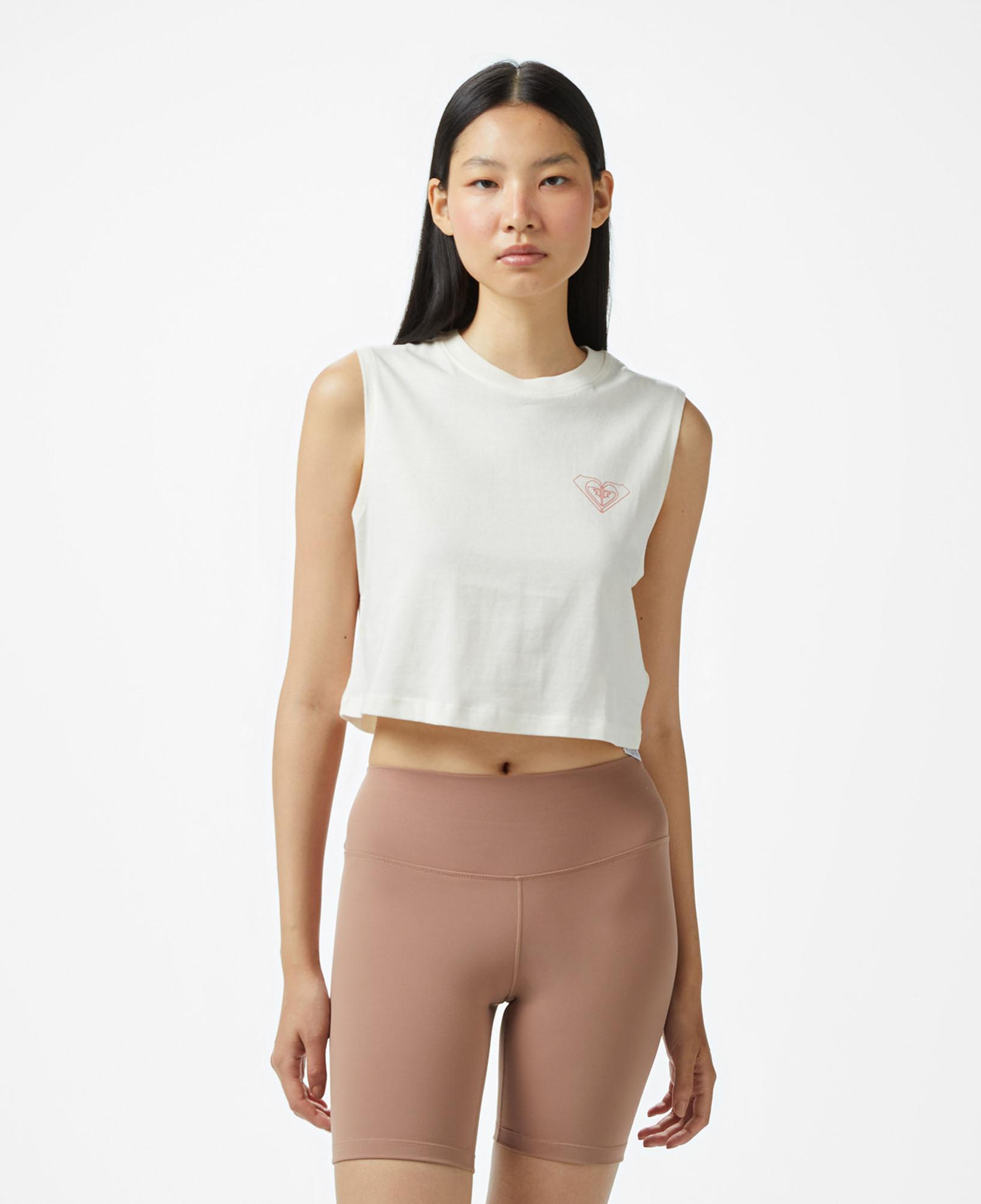 Roxy Essential Energy Boxy Kadın Beyaz Atlet