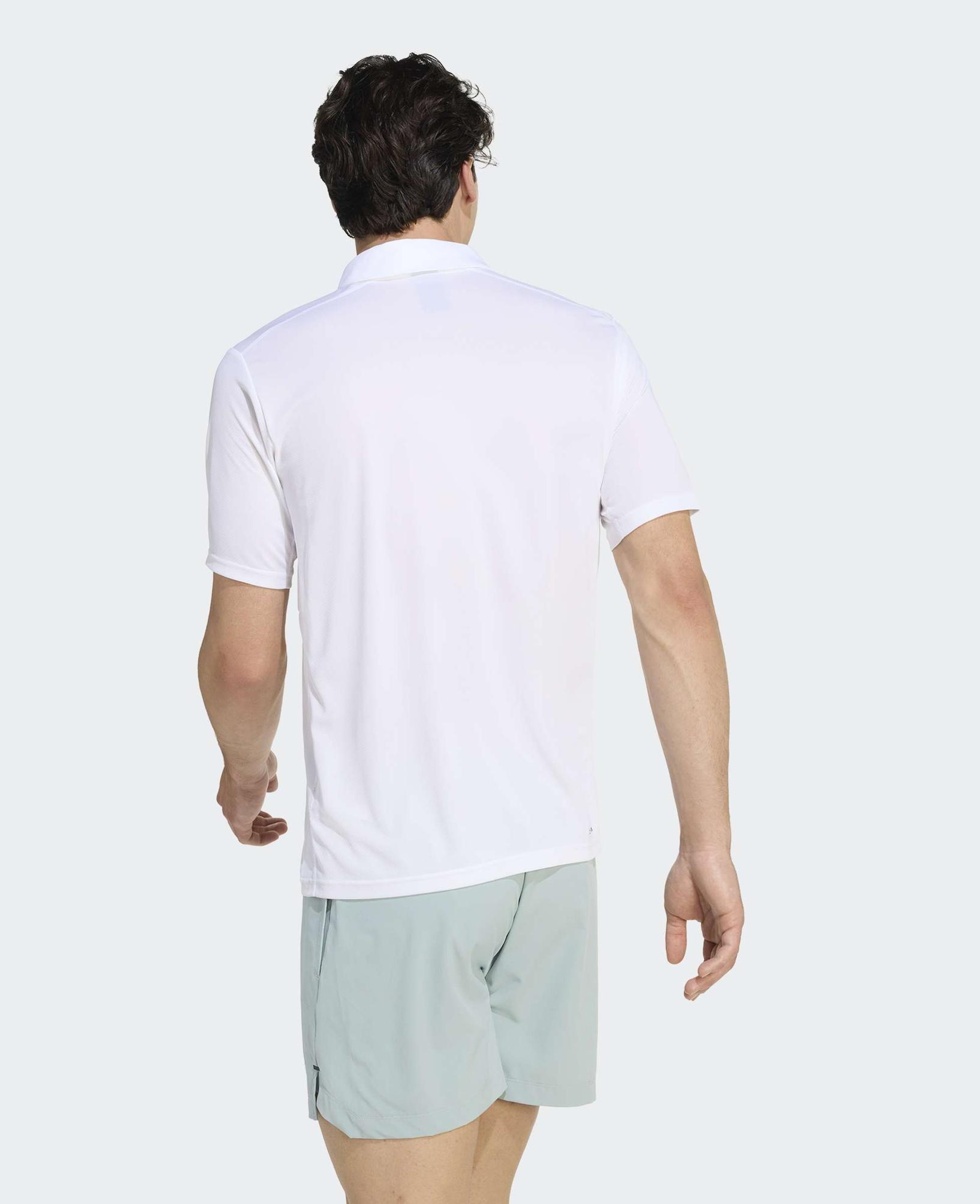 adidas We Bas Erkek Beyaz Antrenman Polo