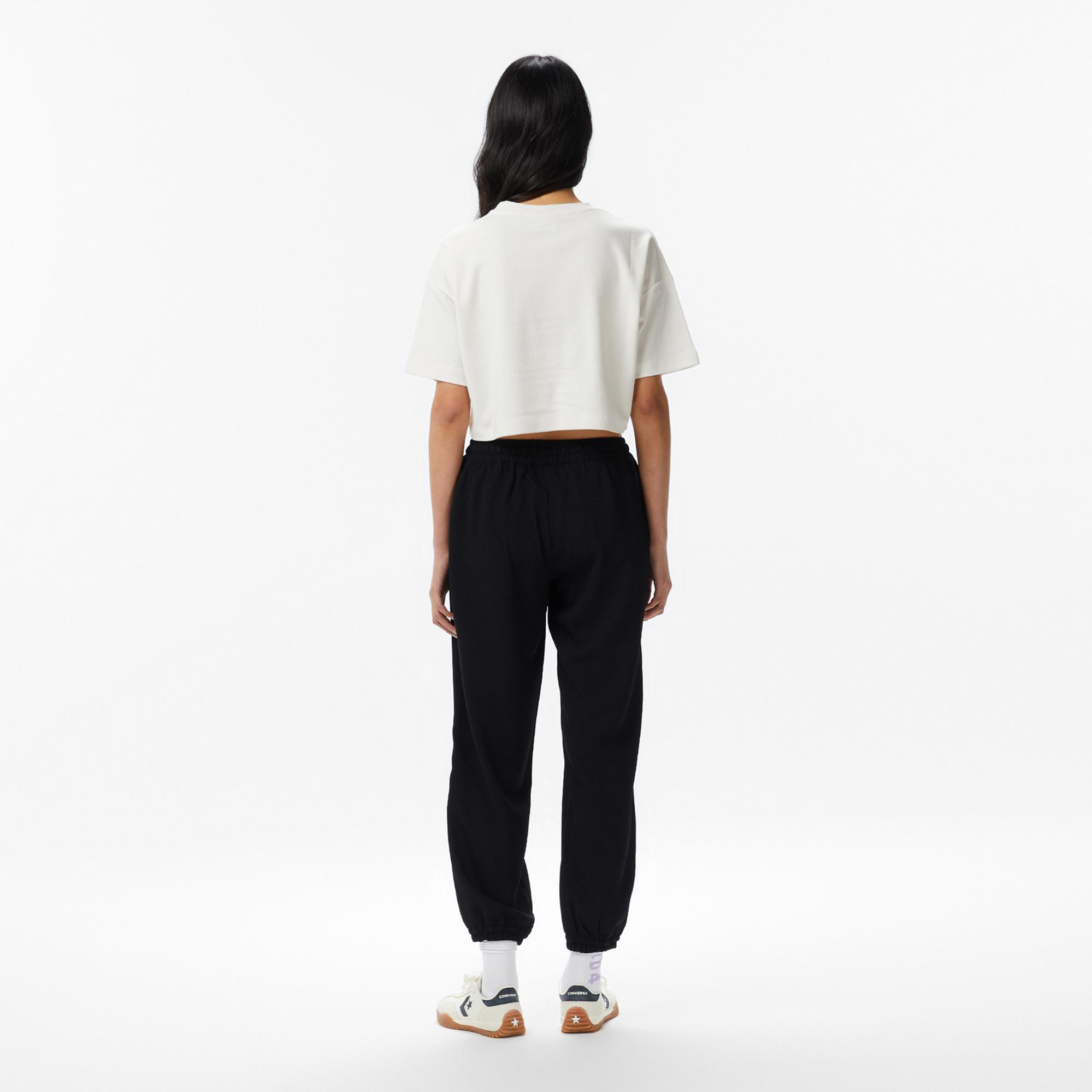 UNITED4 Regular Fit Kadın Siyah Eşofman Altı