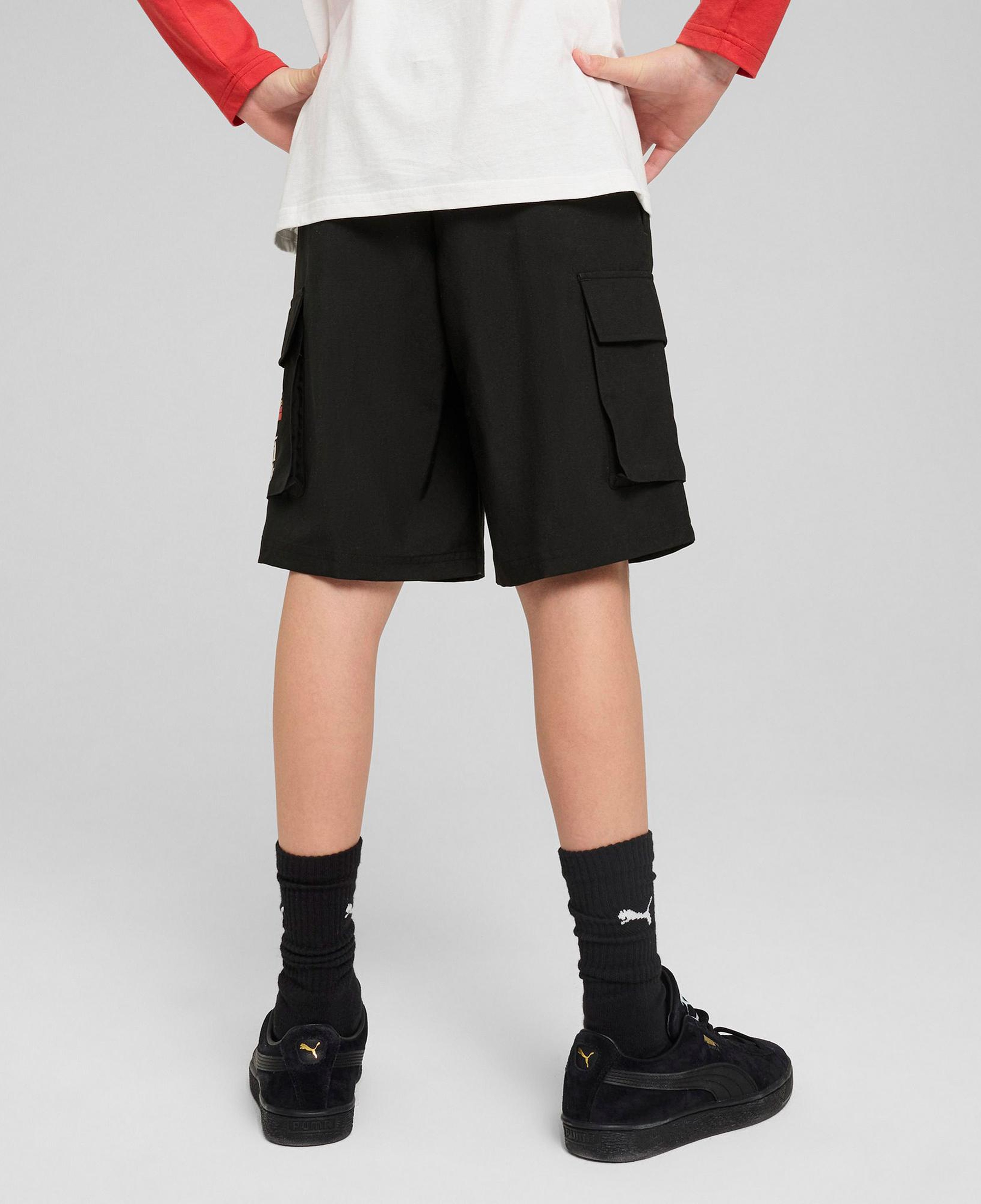 Puma Mid90S Cargo Chino Çocuk Siyah Şort
