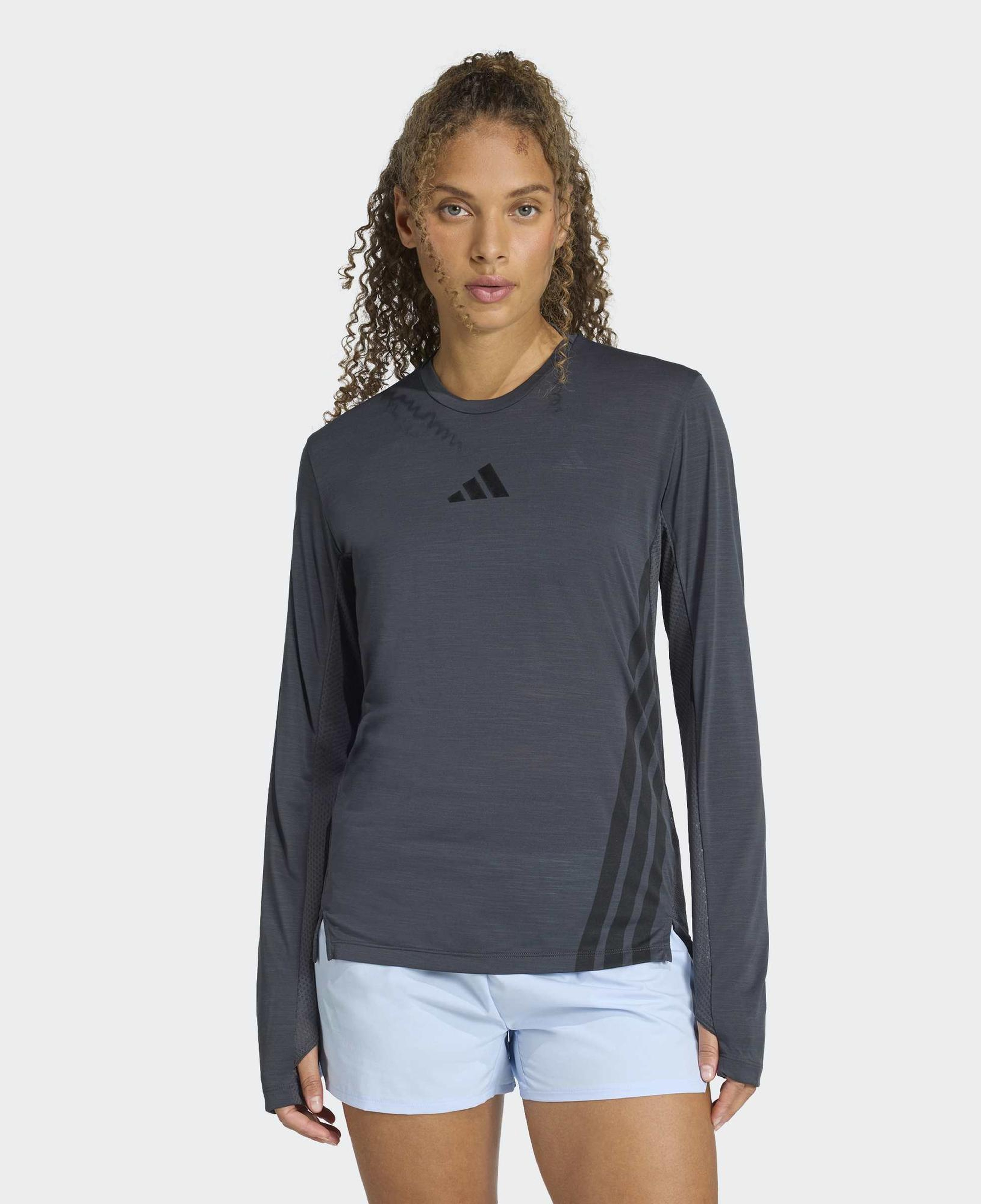 adidas Terrex Xperior Climacool+ Kadın Gri Koşu T-Shirt