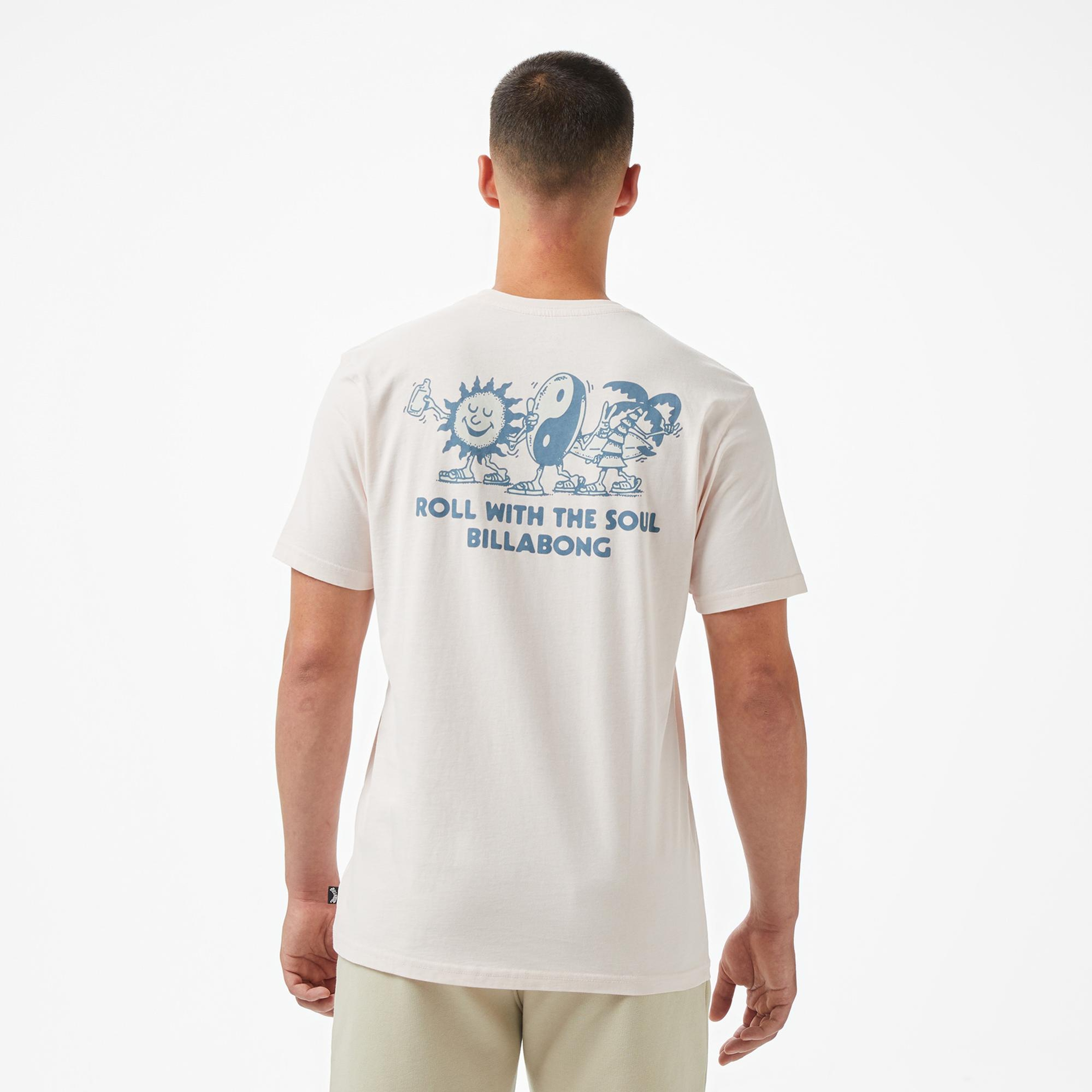 Billabong Roll Premium Erkek Pembe T-Shirt