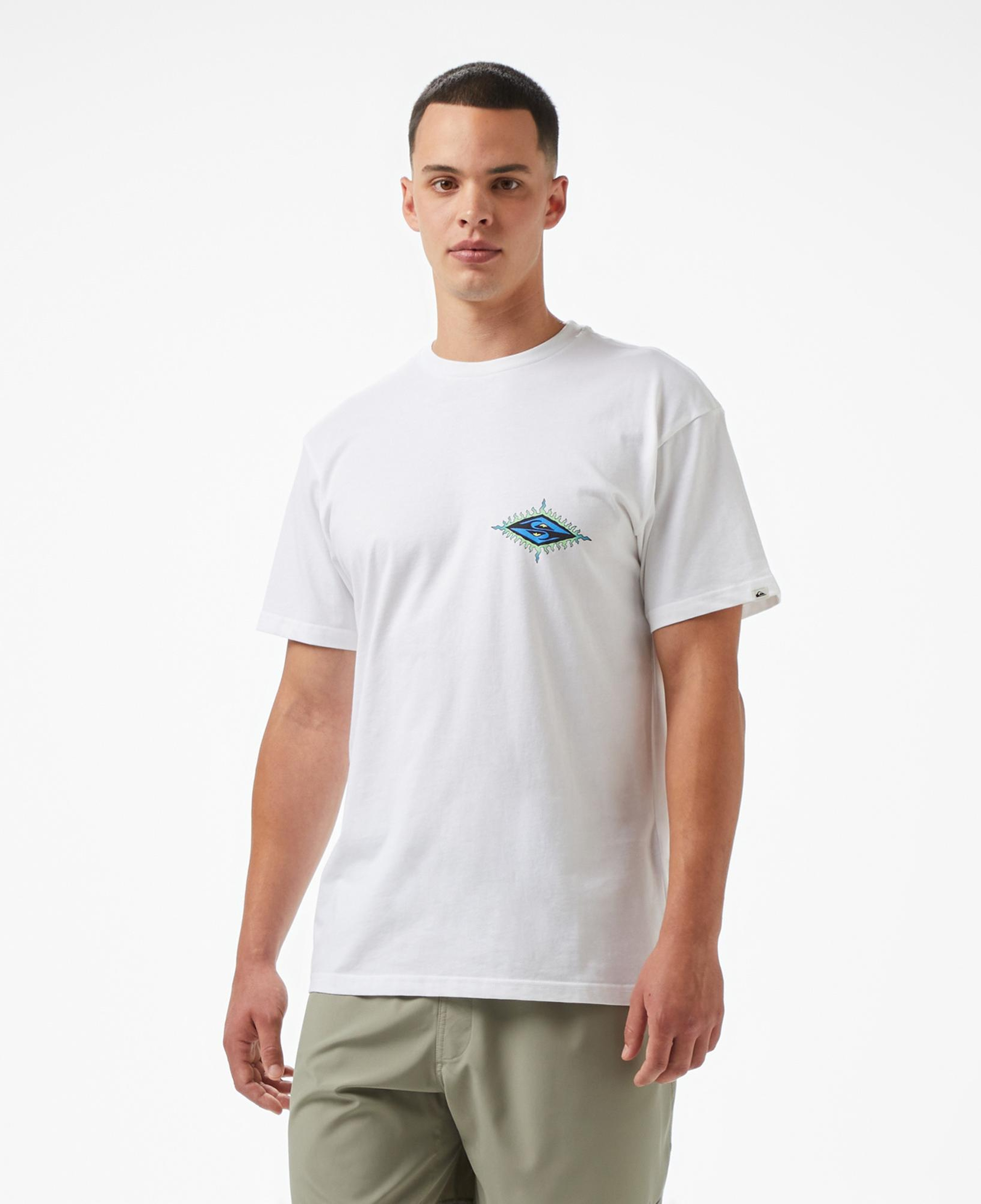 Quiksilver Ev Beach Blast Ss Erkek Beyaz T-Shirt