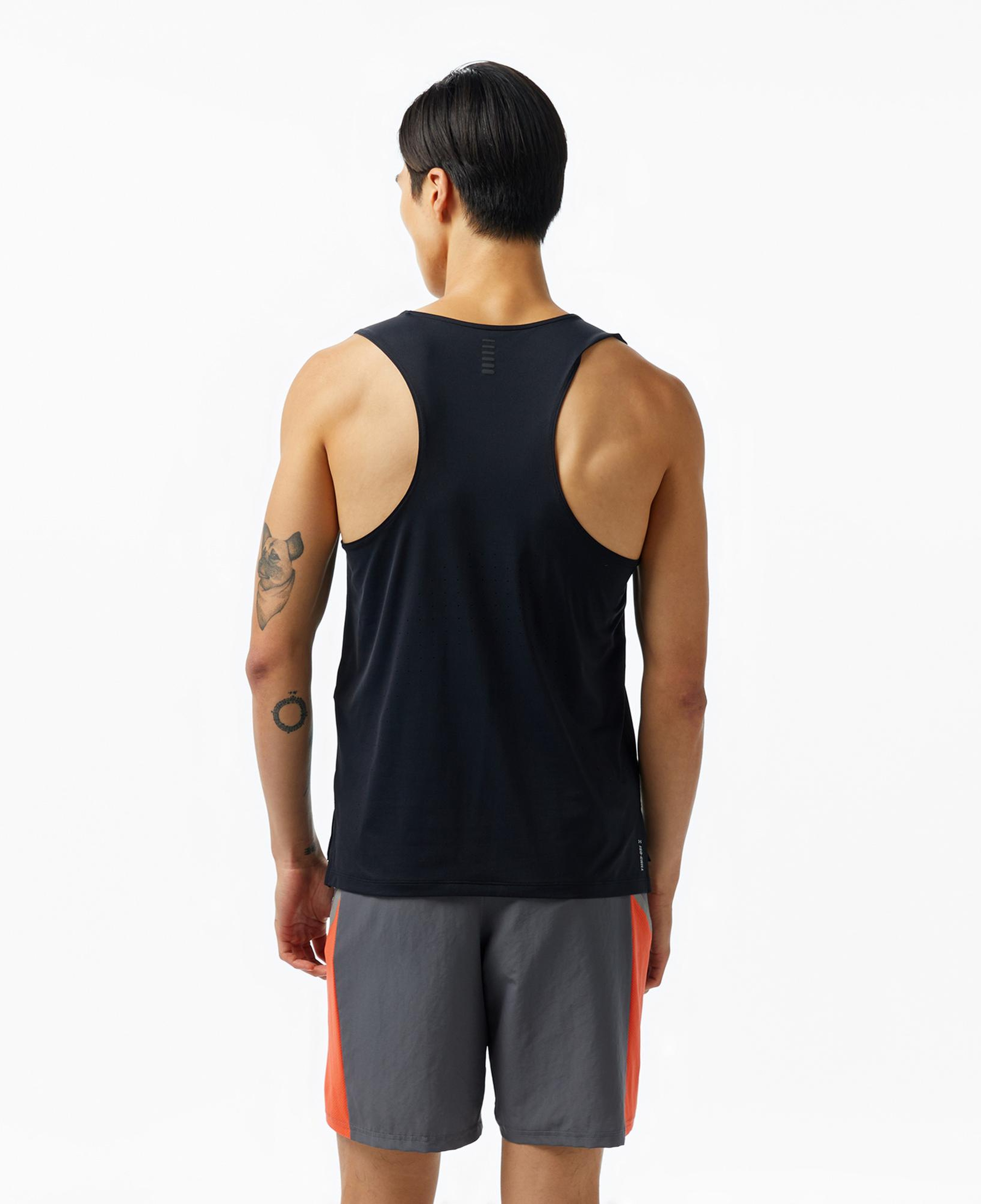 Under Armour Launch Elite Singlet Erkek Siyah Atlet