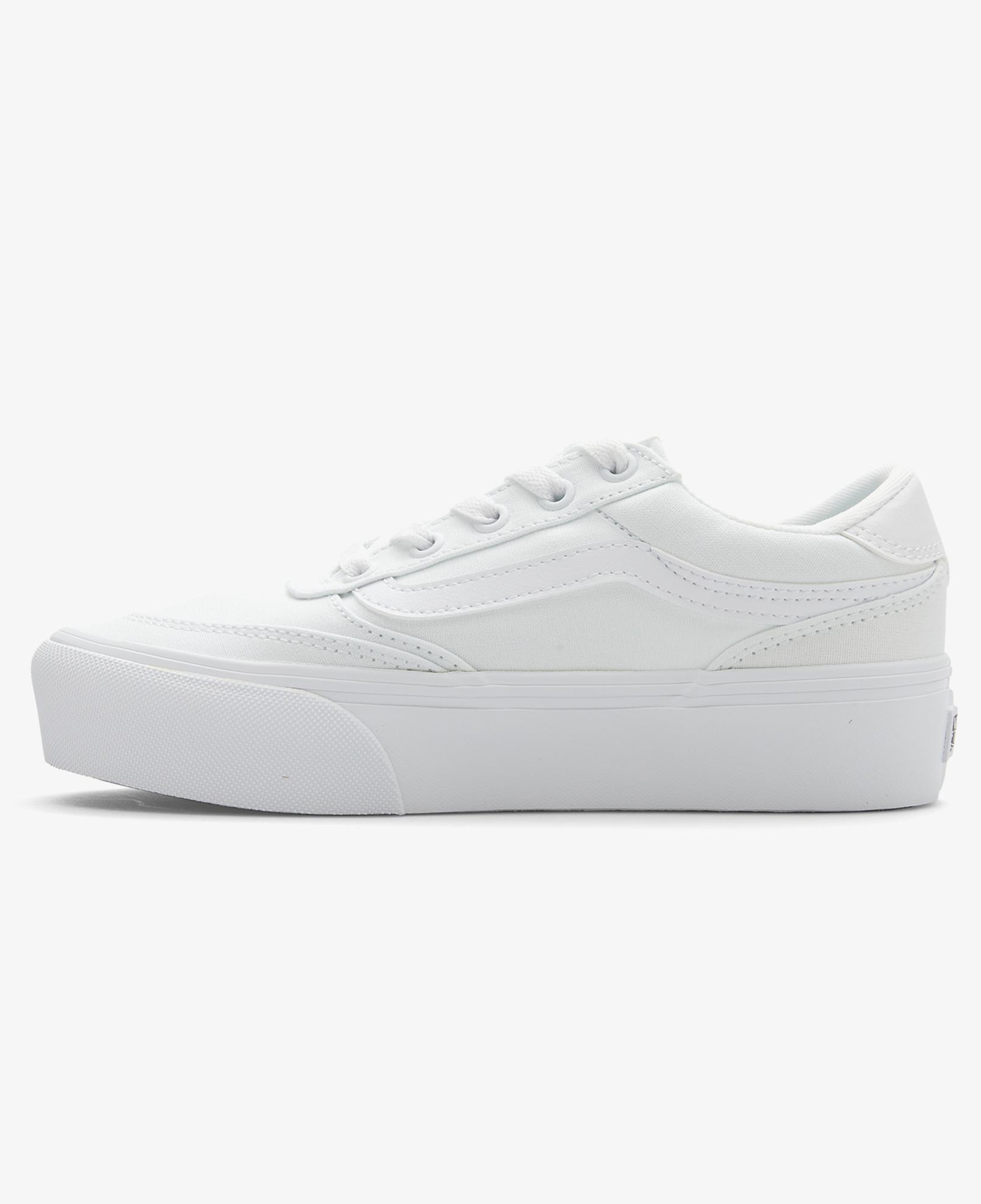 Vans Brooklyn LS Platform Kadın Beyaz Sneaker