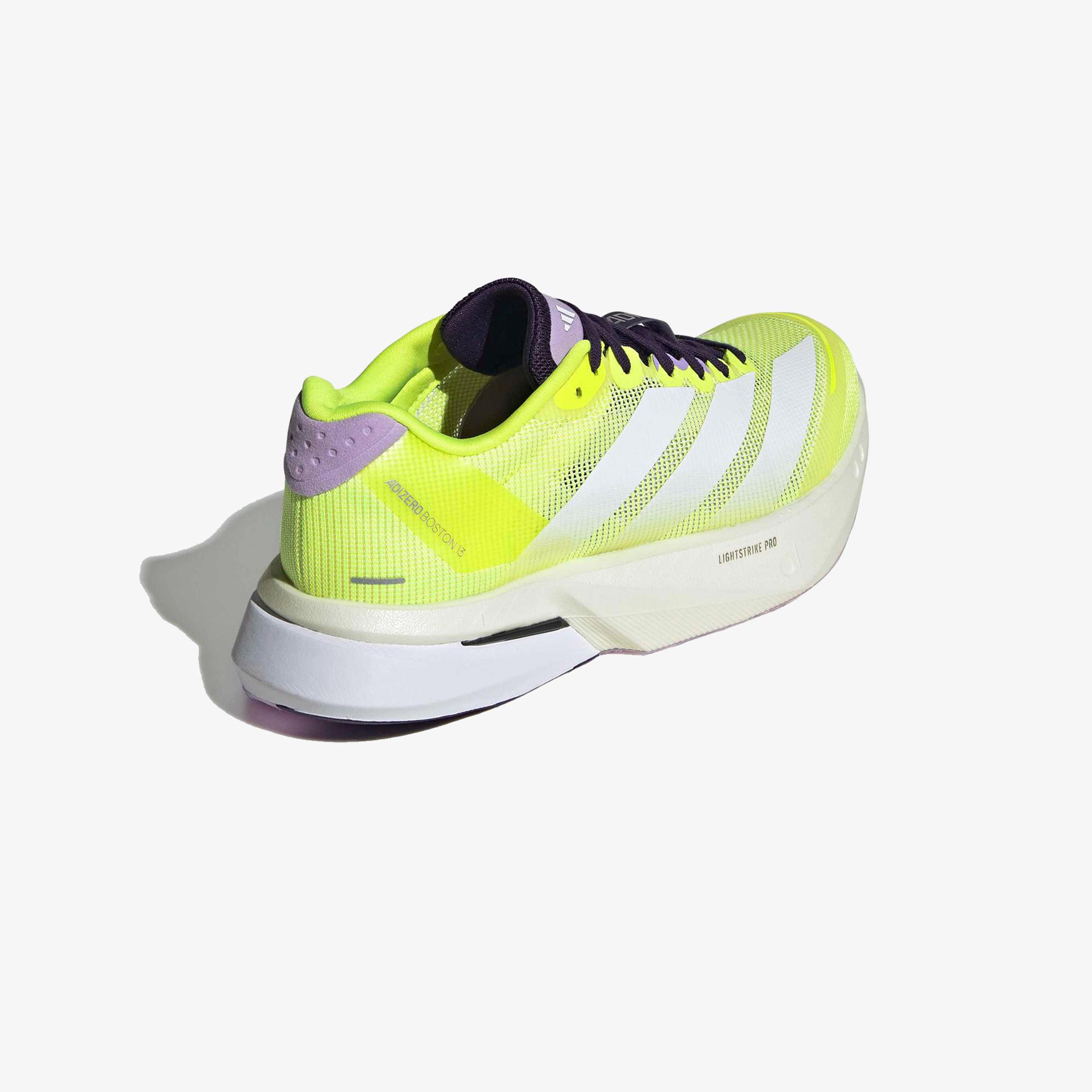 adidas Adizero Boston 13 Kadın Sarı Koşu Ayakkabısı