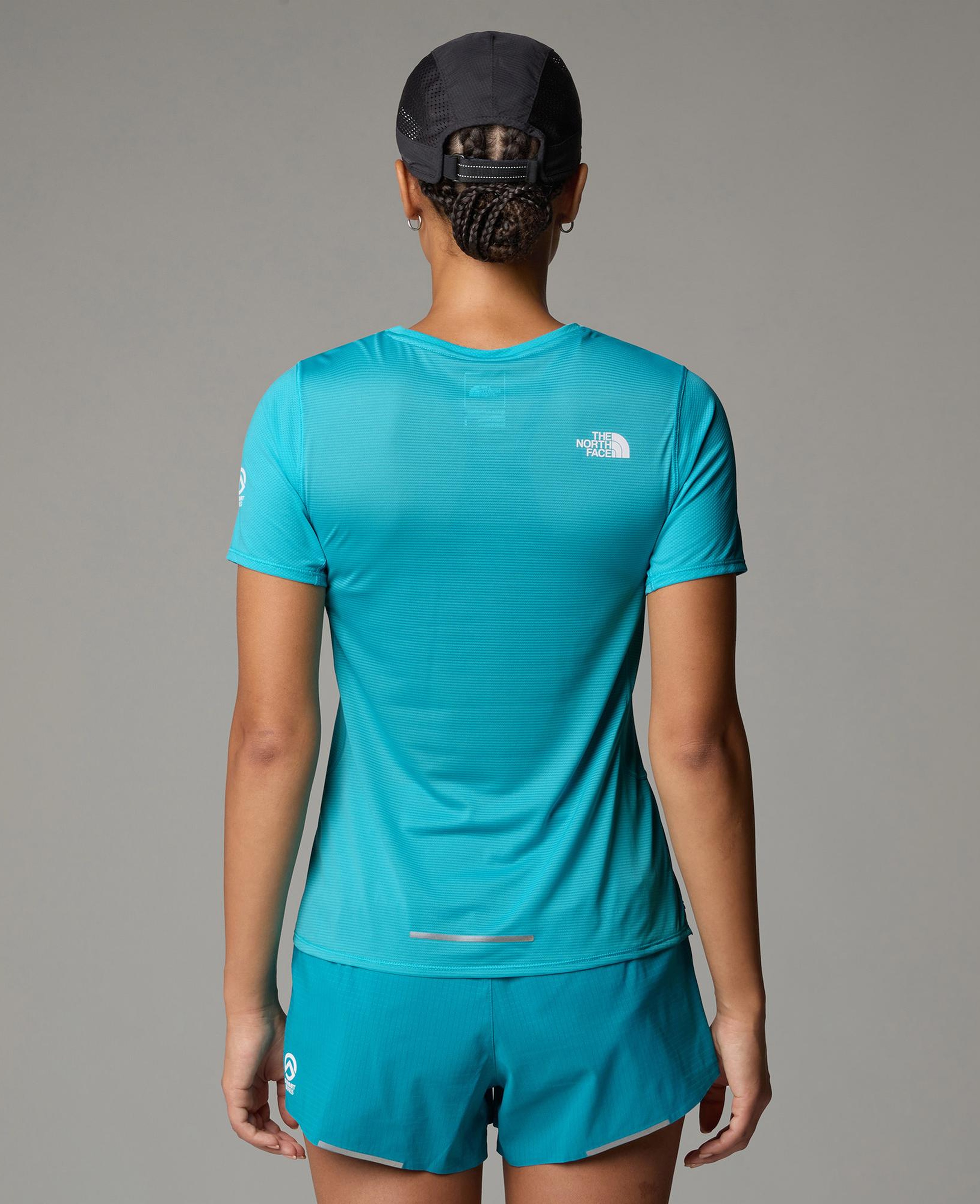 The North Face Summit Series High Trail Kadın Mavi Koşu T-Shirt