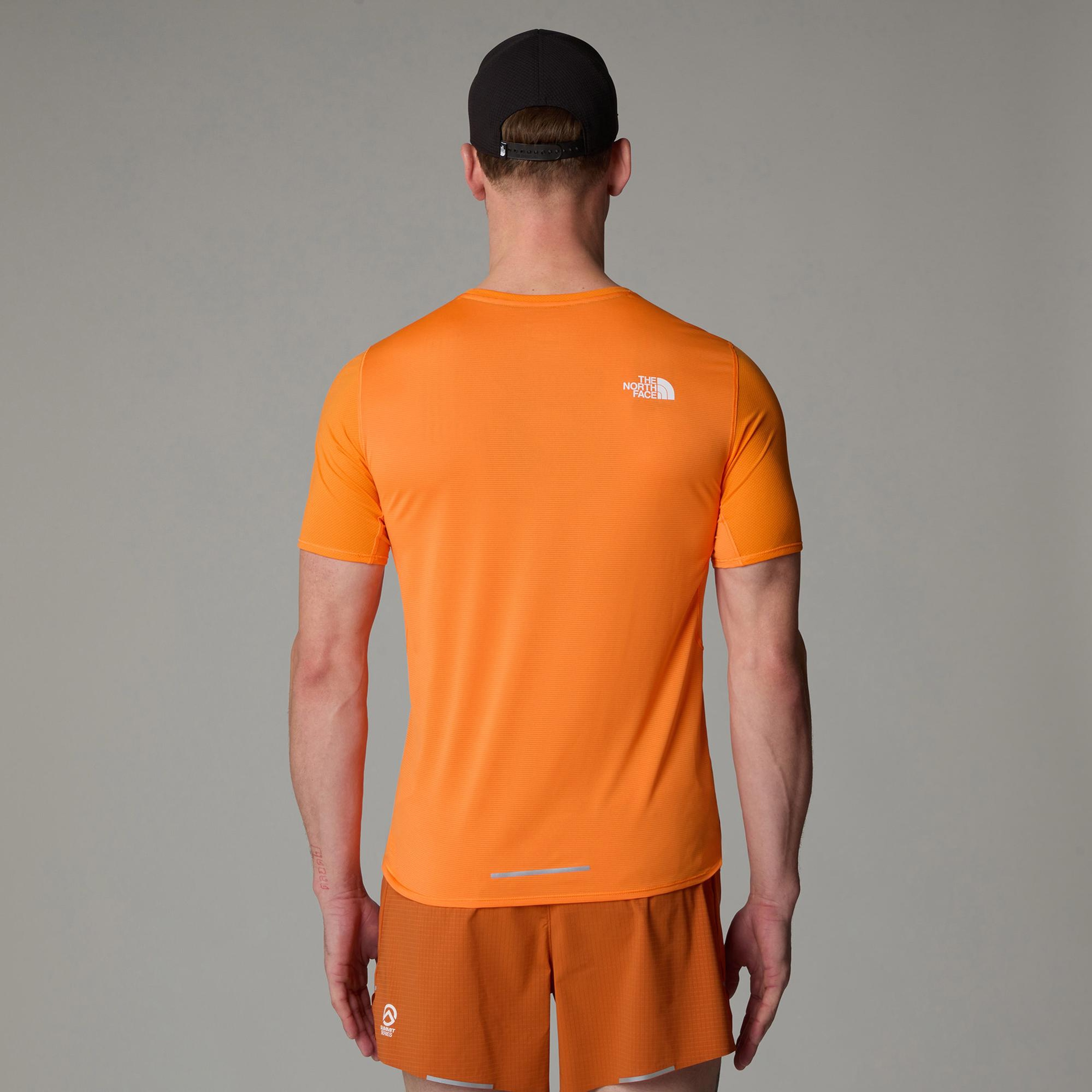 The North Face Summit High Trail Ss Erkek Turuncu Koşu T-Shirt