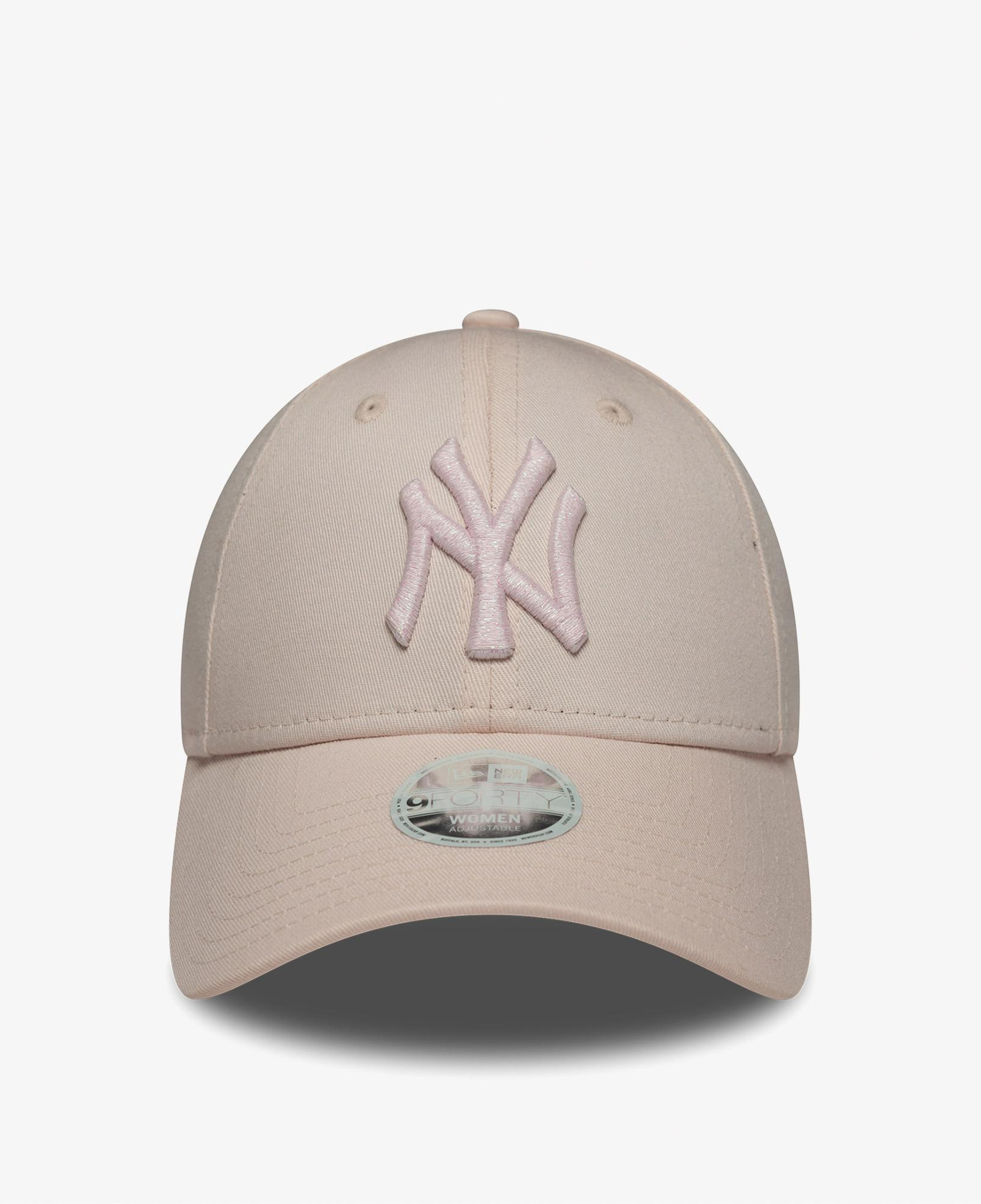 New Era Metallıc Logo 9Forty Neyyan Kadın Krem Şapka