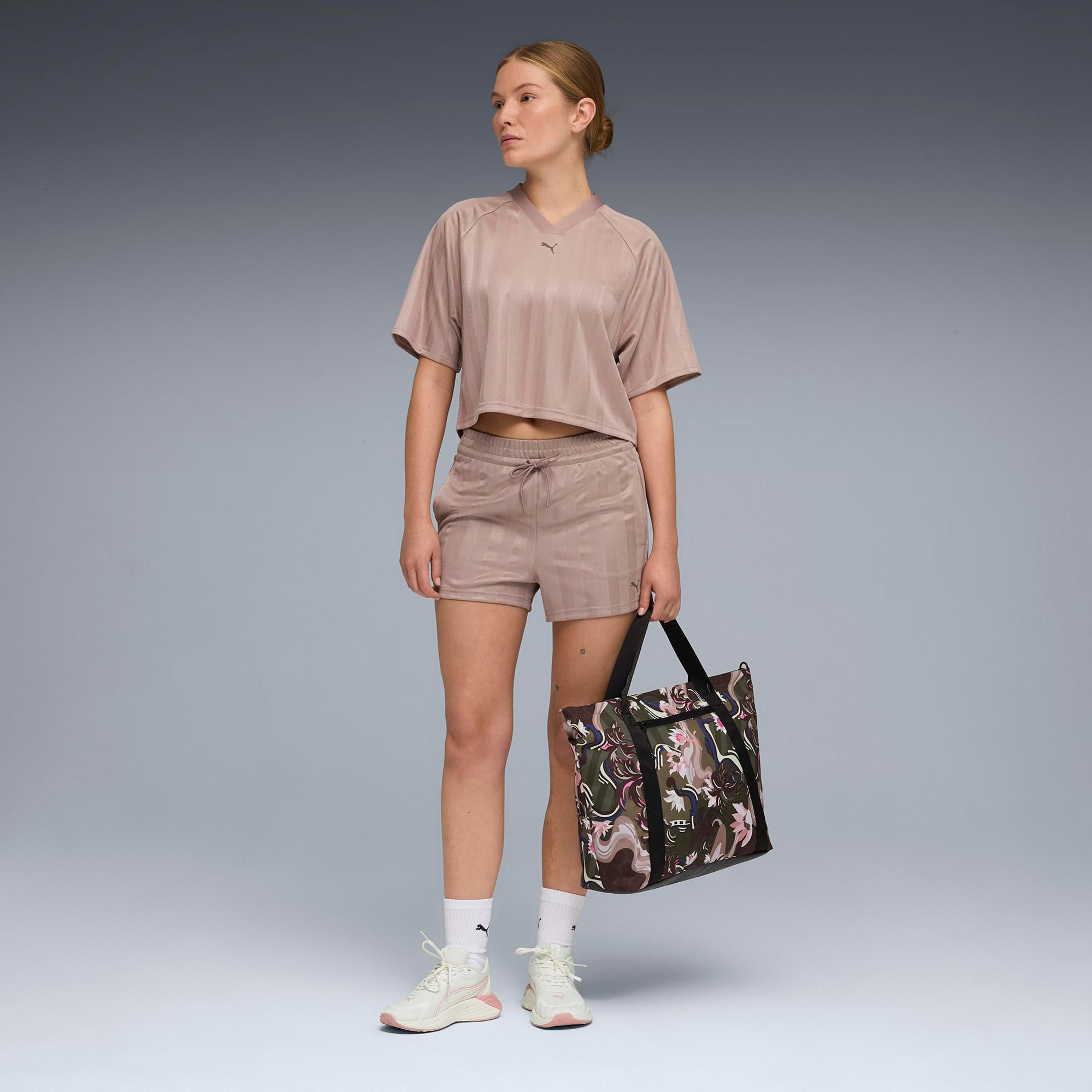 Puma P League 3 Kadın Krem Antrenman Şortu