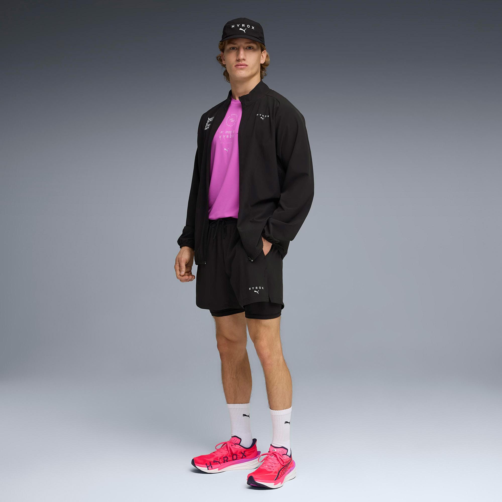 Puma x Hyrox Dryelite 2in1 Erkek Siyah Antrenman Ceket