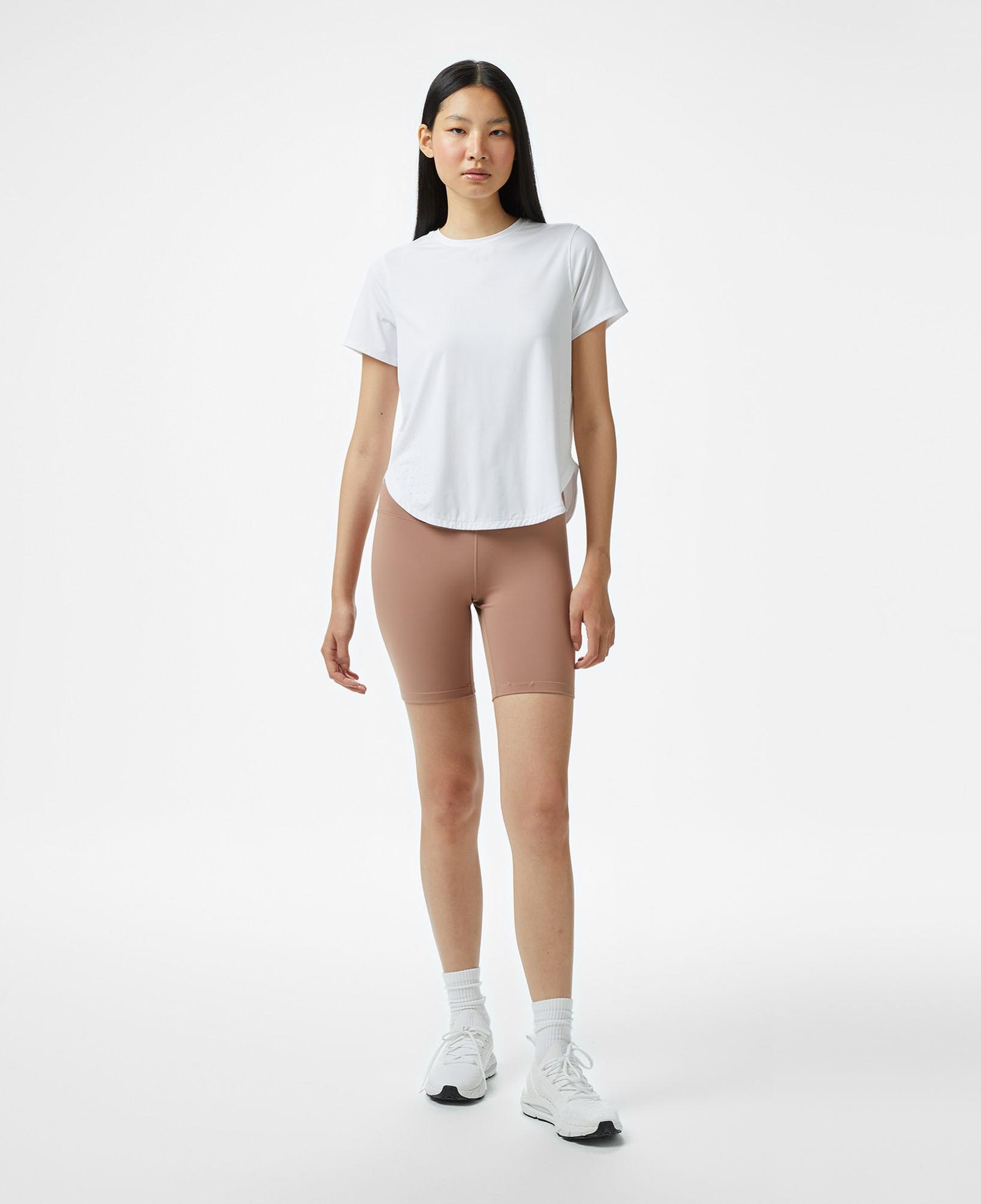 Under Armour Launch Elite Kadın Beyaz T-Shirt