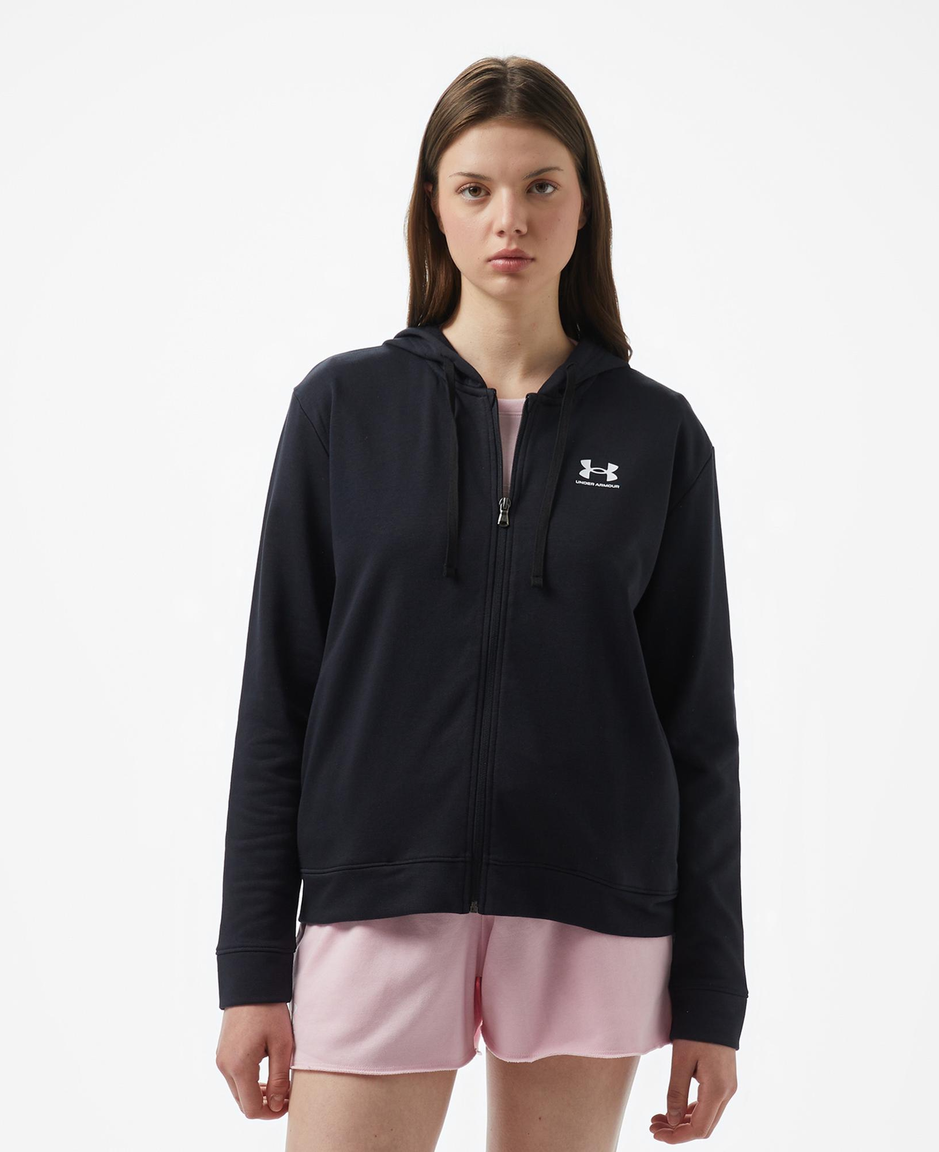 Under Armour Rival Terry Fz Kadın Siyah Ceket