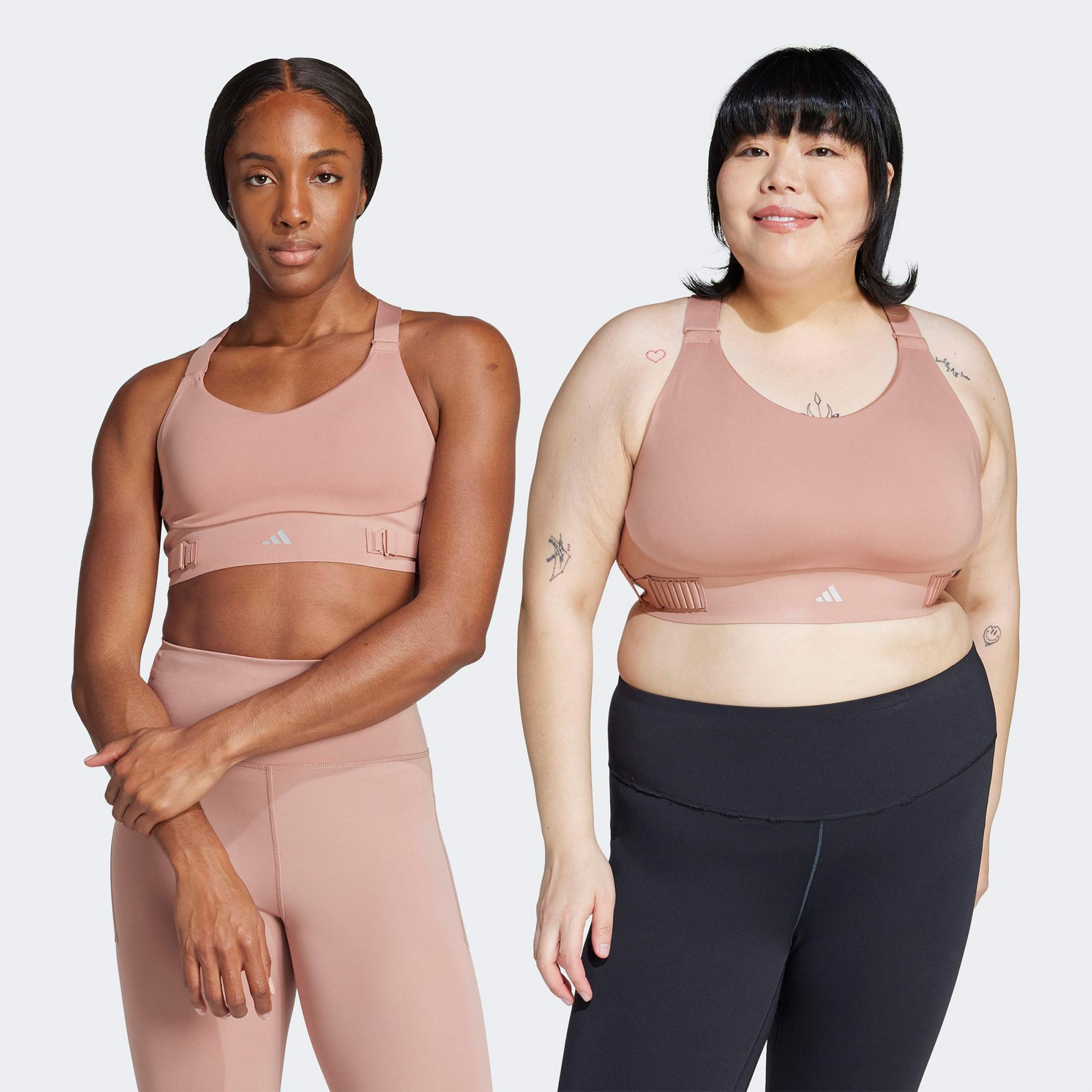 adidas Fastim L Hs Kadın Pembe Antrenman Bra