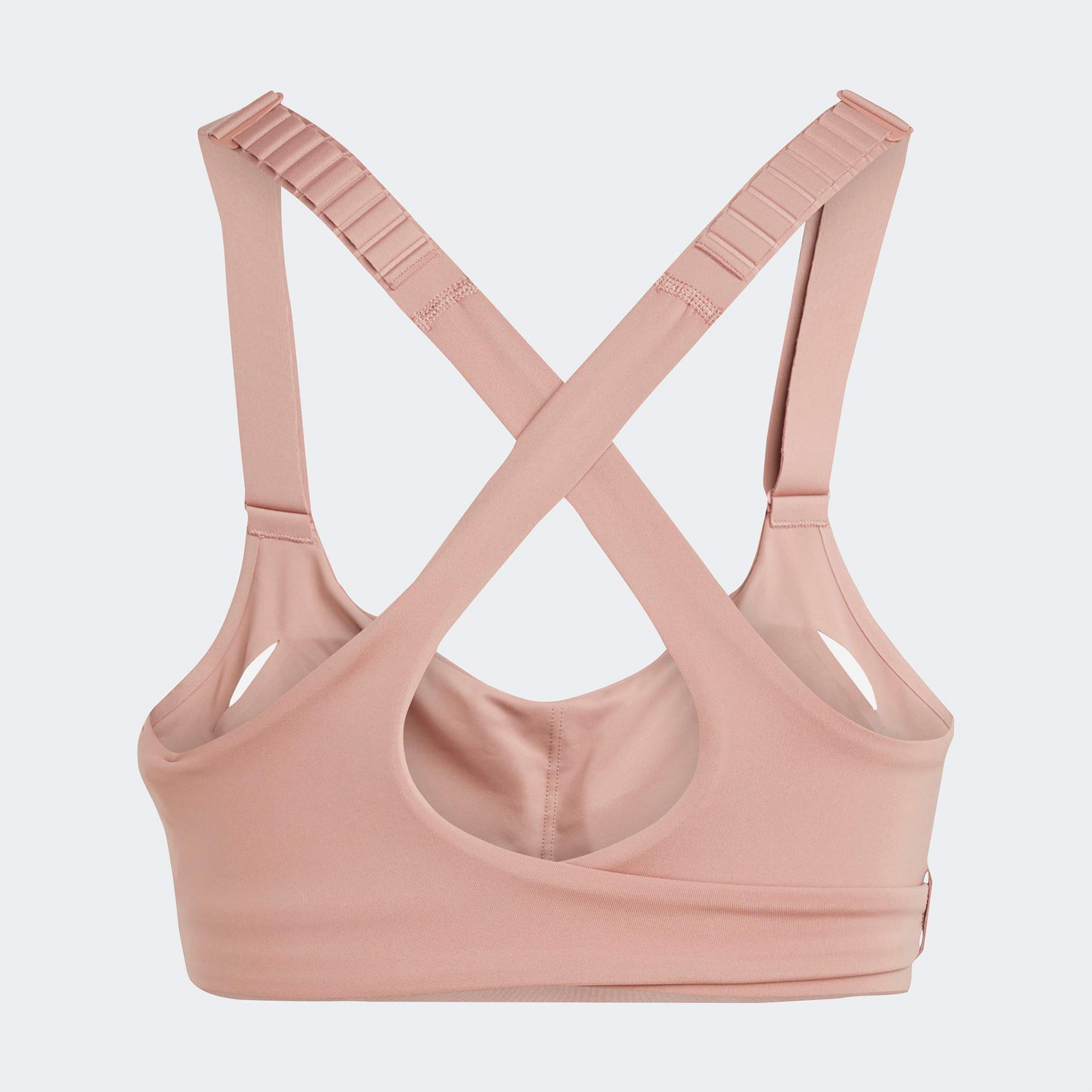 adidas Fastim L Hs Kadın Pembe Antrenman Bra