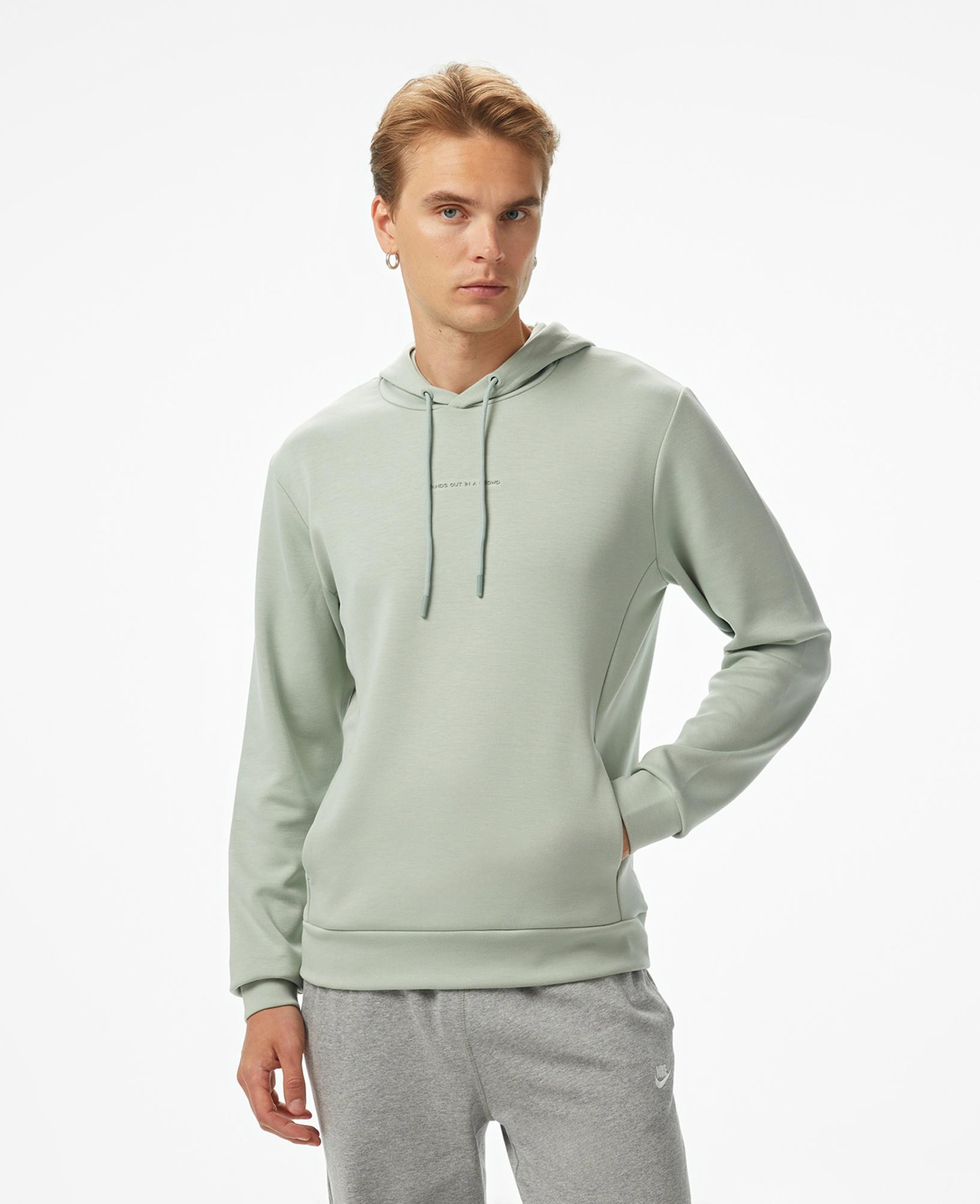 Sportempt Stm319 Erkek Yeşil Sweatshirt