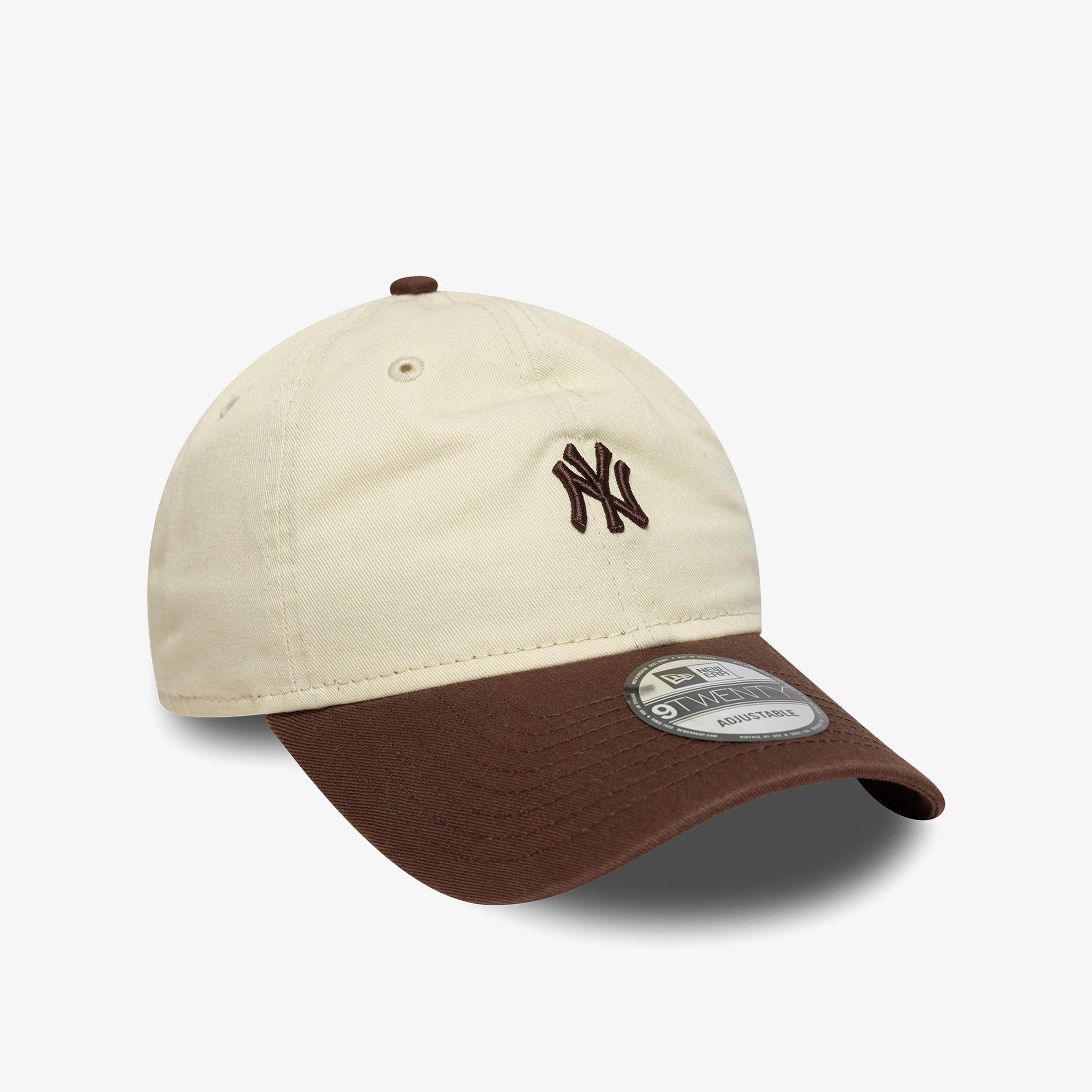 New Era 9TWENTY New York Yankees MLB Mini Logo Unisex Krem Şapka