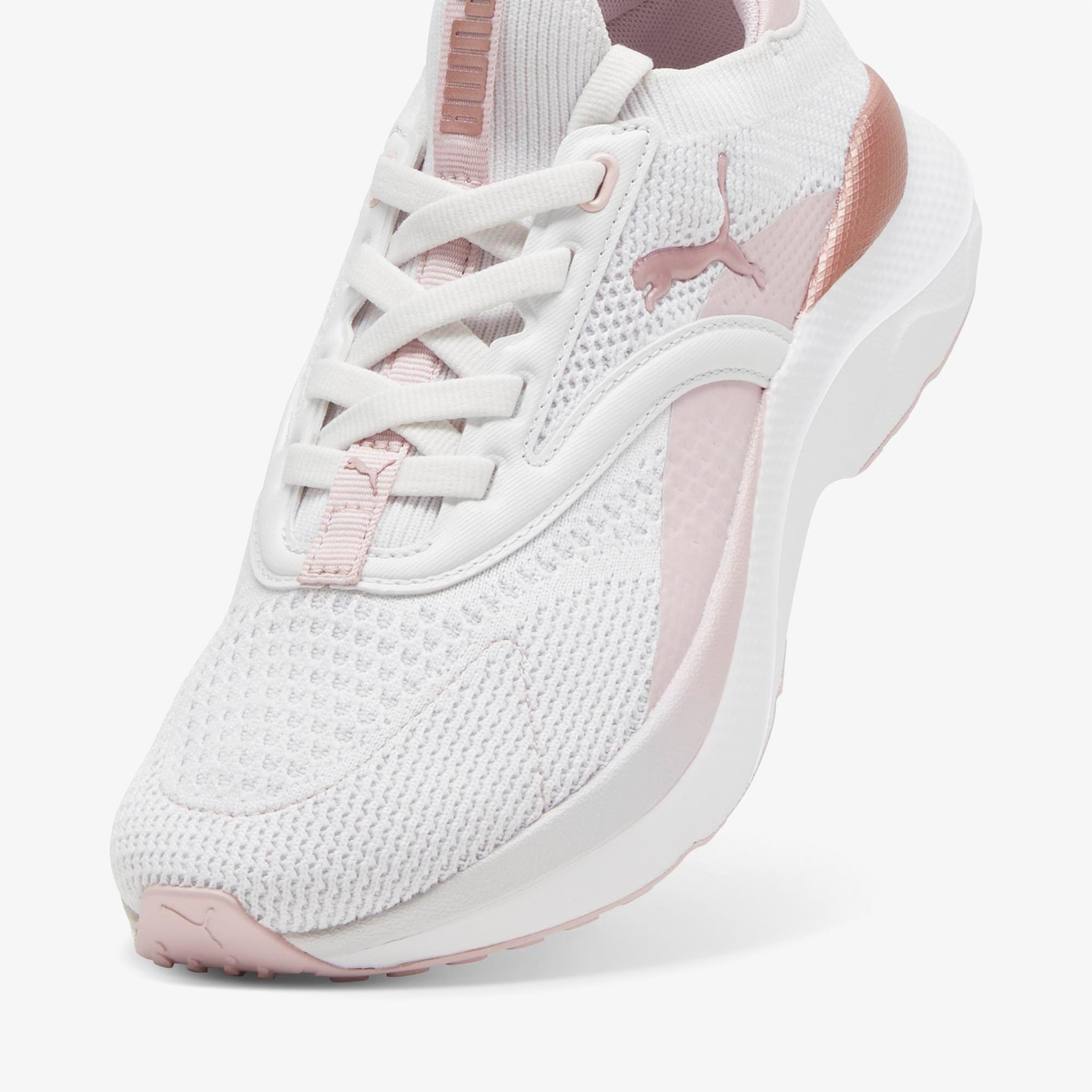 Puma Softride Mayve Kadın Pembe/Beyaz Koşu Ayakkabısı