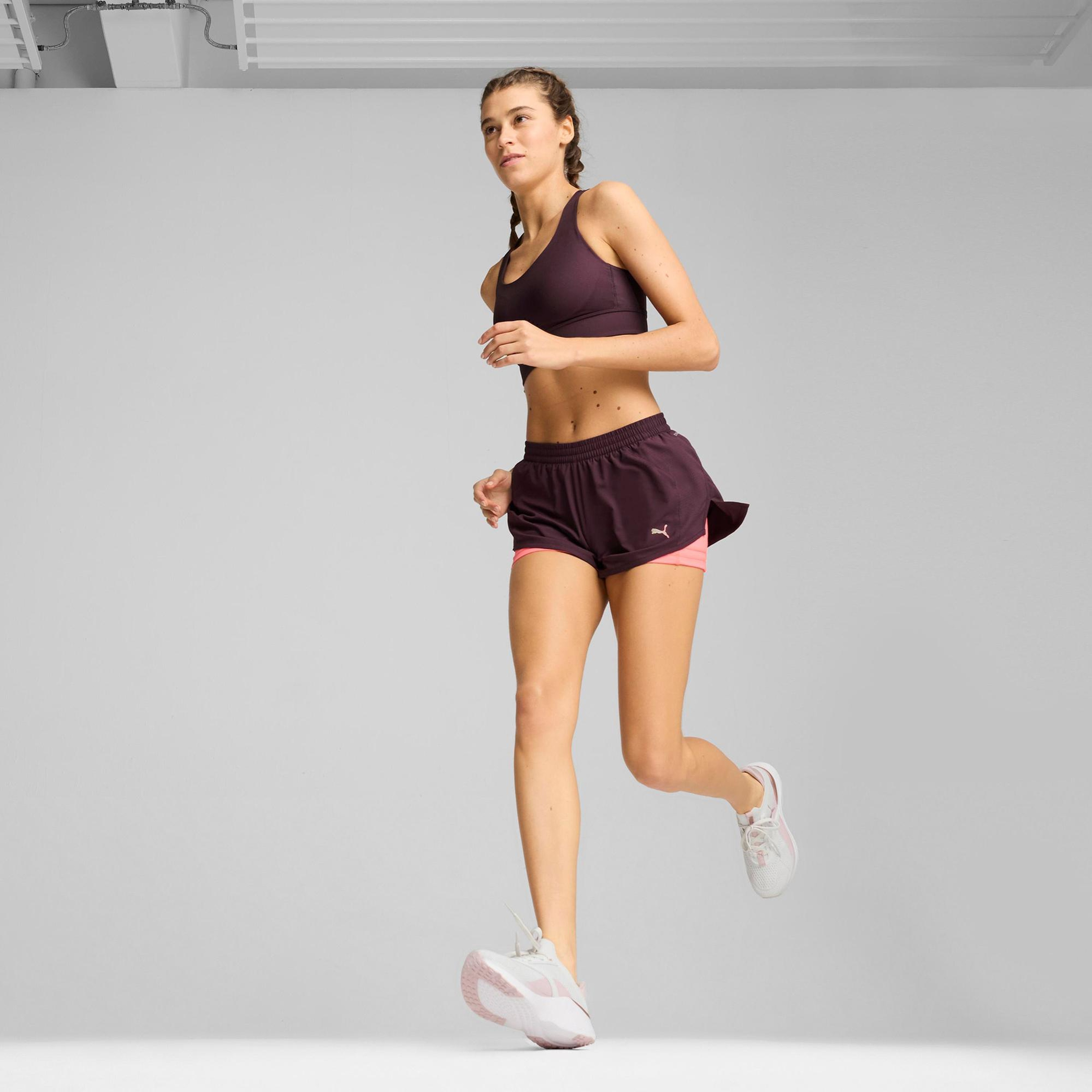 Puma Softride Mayve Kadın Pembe/Beyaz Koşu Ayakkabısı