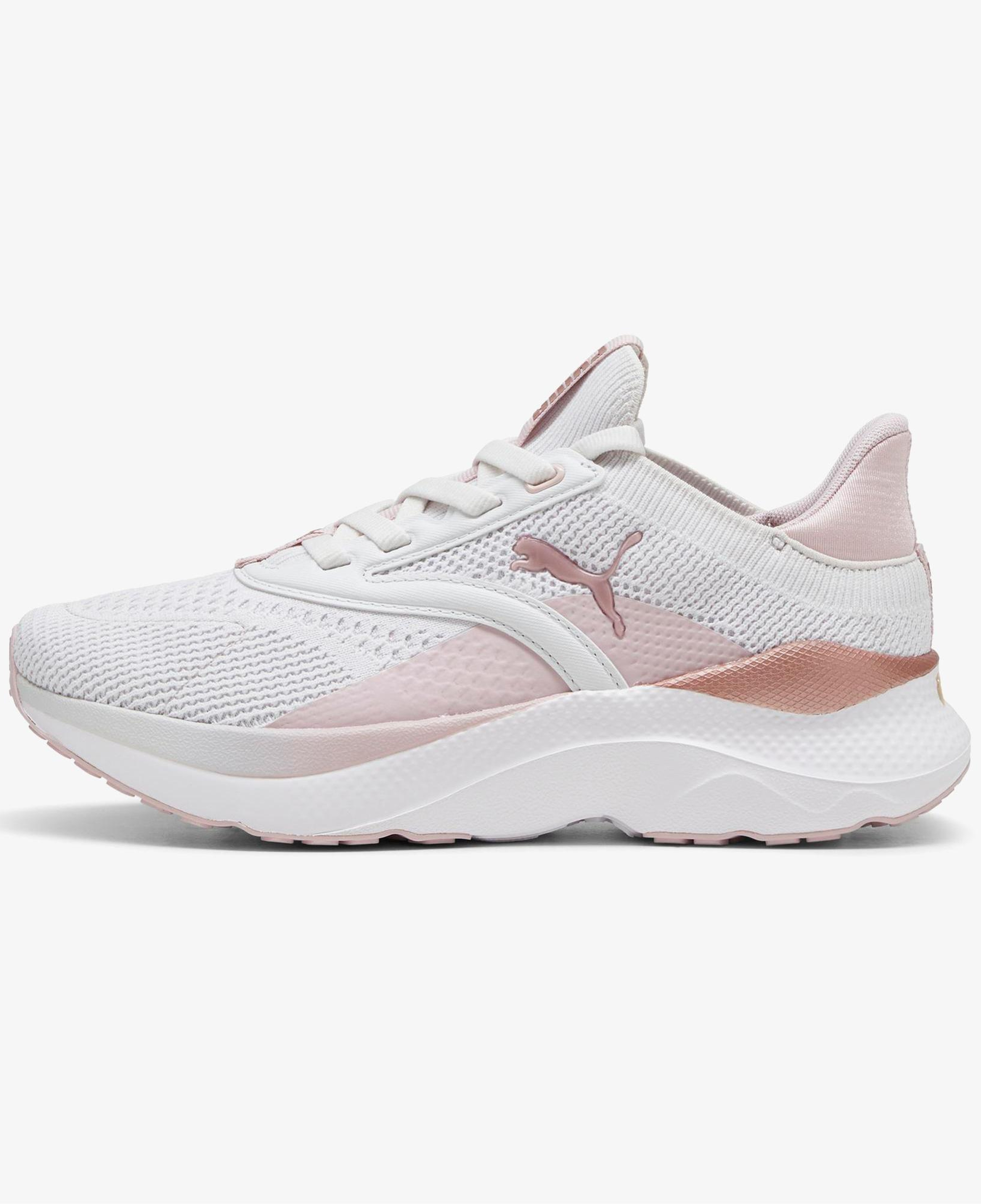 Puma Softride Mayve Kadın Pembe/Beyaz Koşu Ayakkabısı