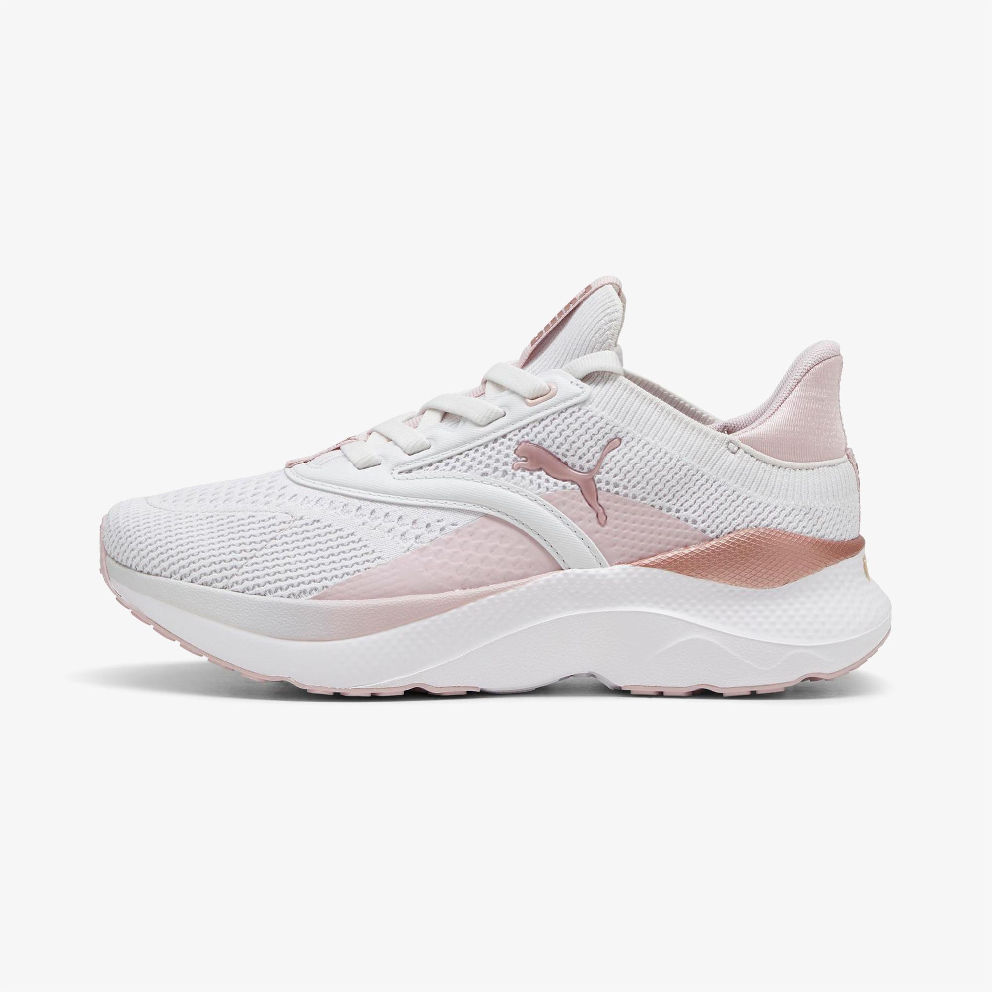 Puma Softride Mayve Kadın Pembe/Beyaz Koşu Ayakkabısı